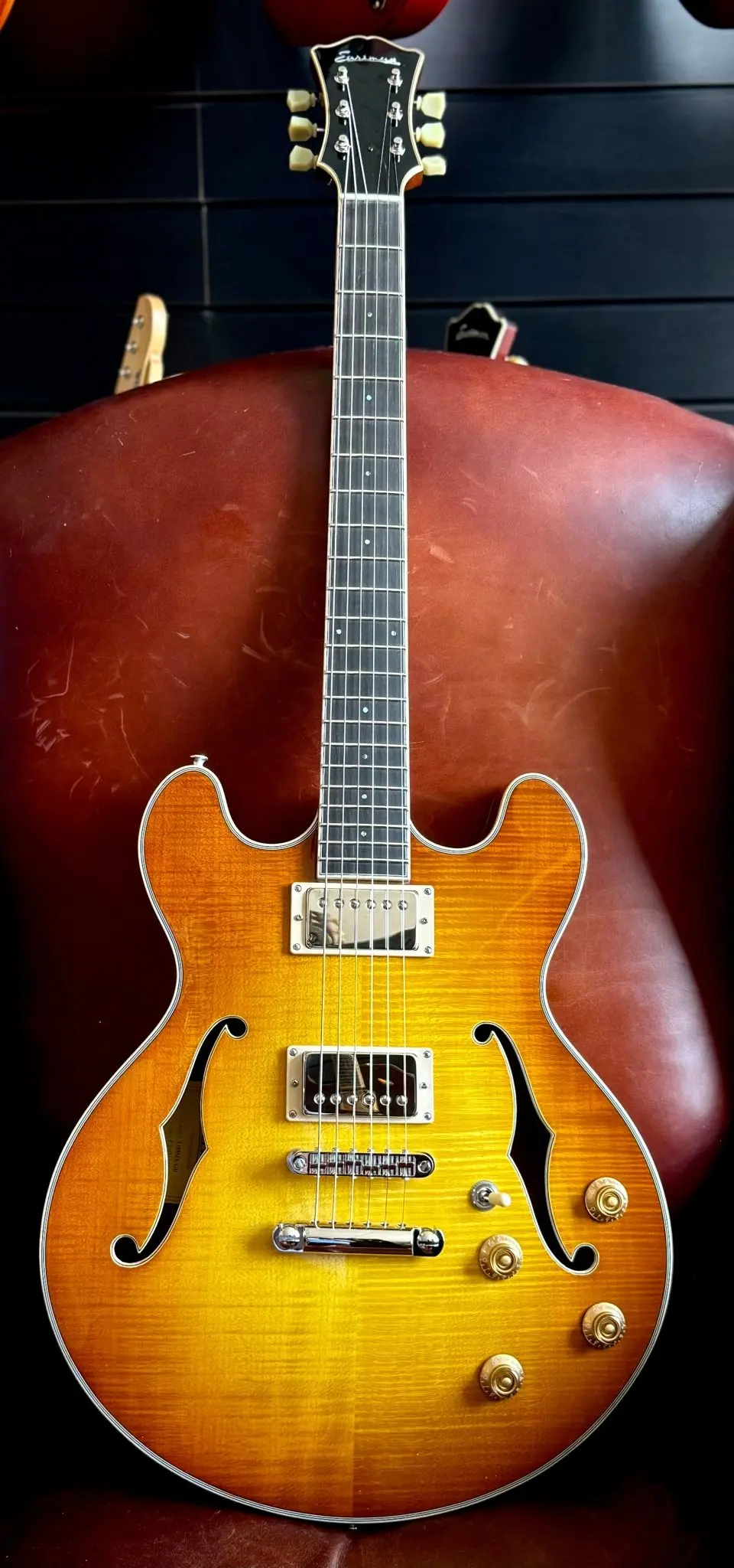 Eastman T185MX Electric Guitar  (Price inc. Custom Pro Setup Package) - Image 10