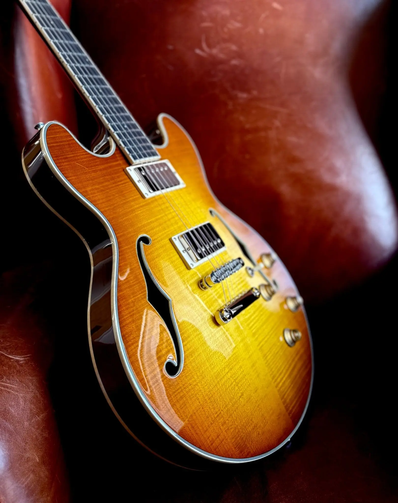 Eastman T185MX Electric Guitar  (Price inc. Custom Pro Setup Package) - Image 2