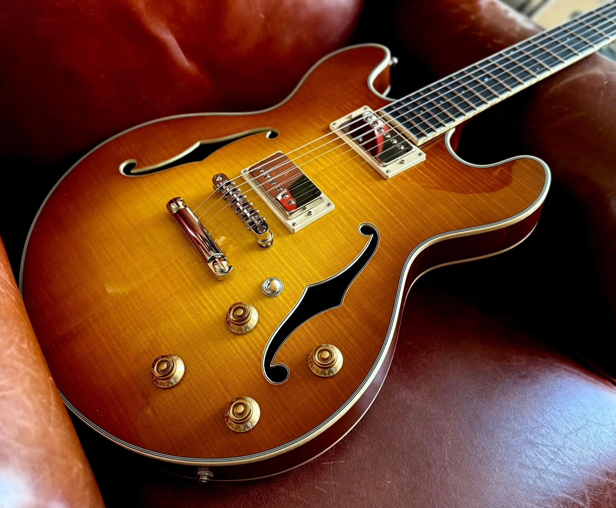 Eastman T185MX Electric Guitar  (Price inc. Custom Pro Setup Package) - Image 4