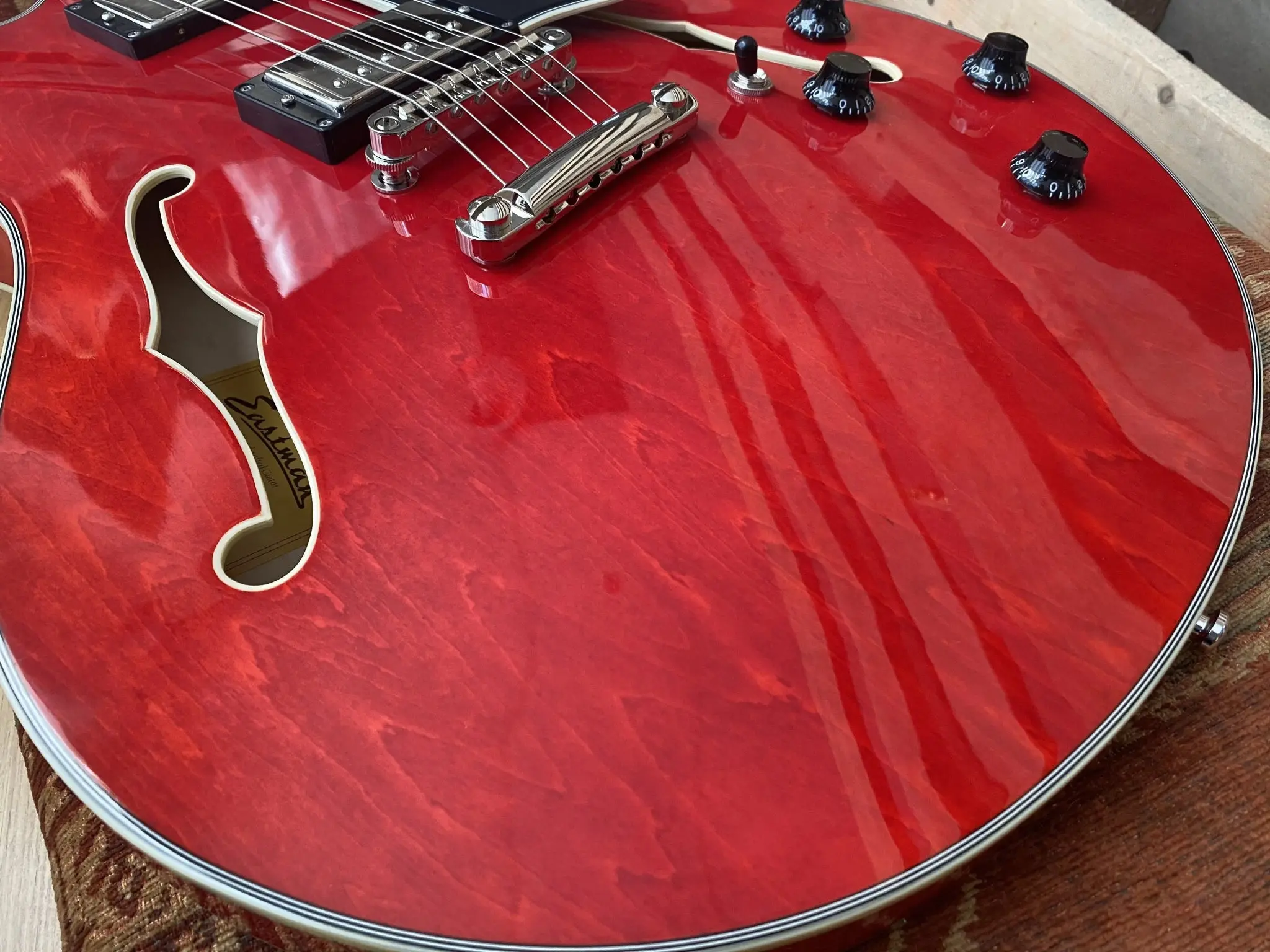 Eastman T386 Red  (Price inc. Custom Pro Setup Package) - Image 8