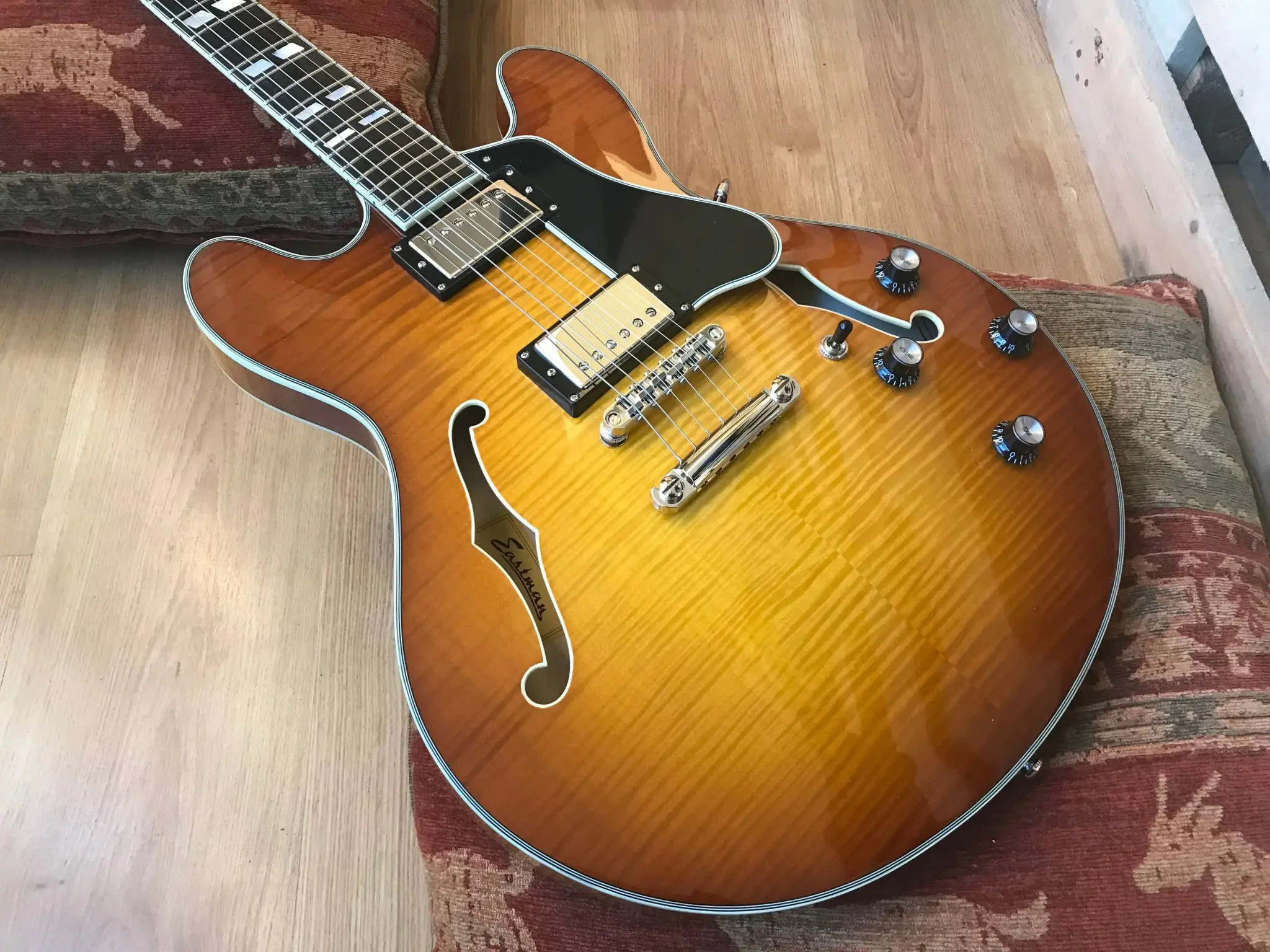 Eastman T486 Goldburst  (Price inc. Custom Pro Setup Package) - Image 2