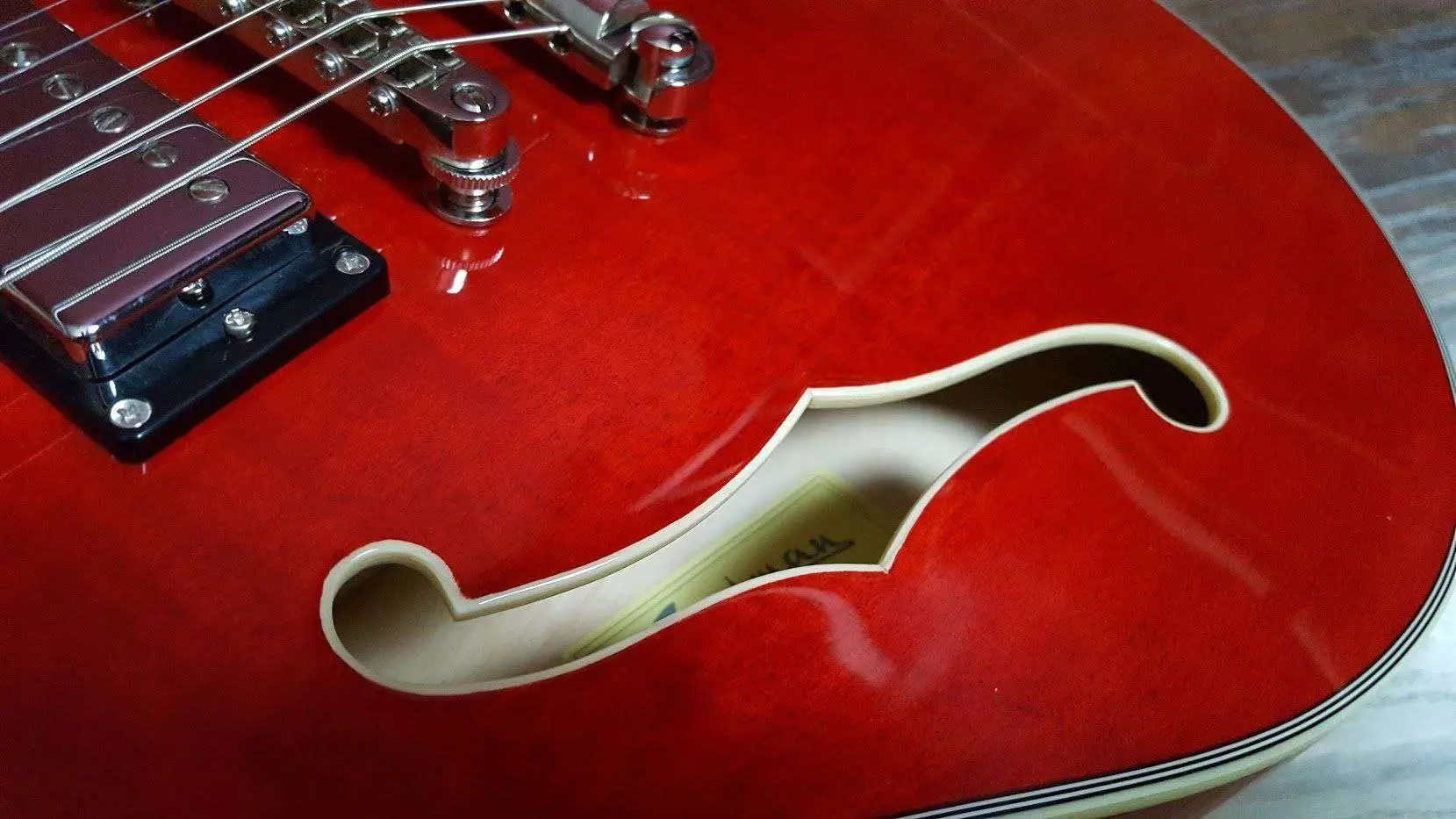 Eastman T486 Red  (Price inc. Custom Pro Setup Package) - Image 8