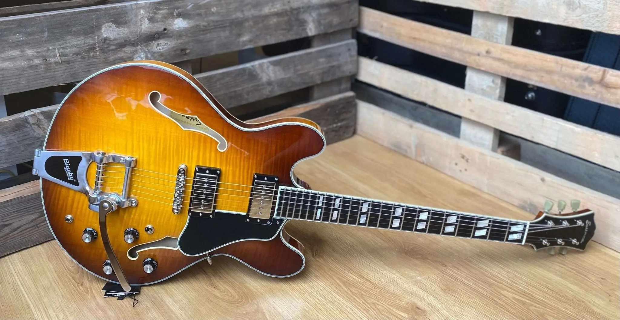 Eastman T486B Goldburst  (Price inc. Custom Pro Setup Package) - Image 10