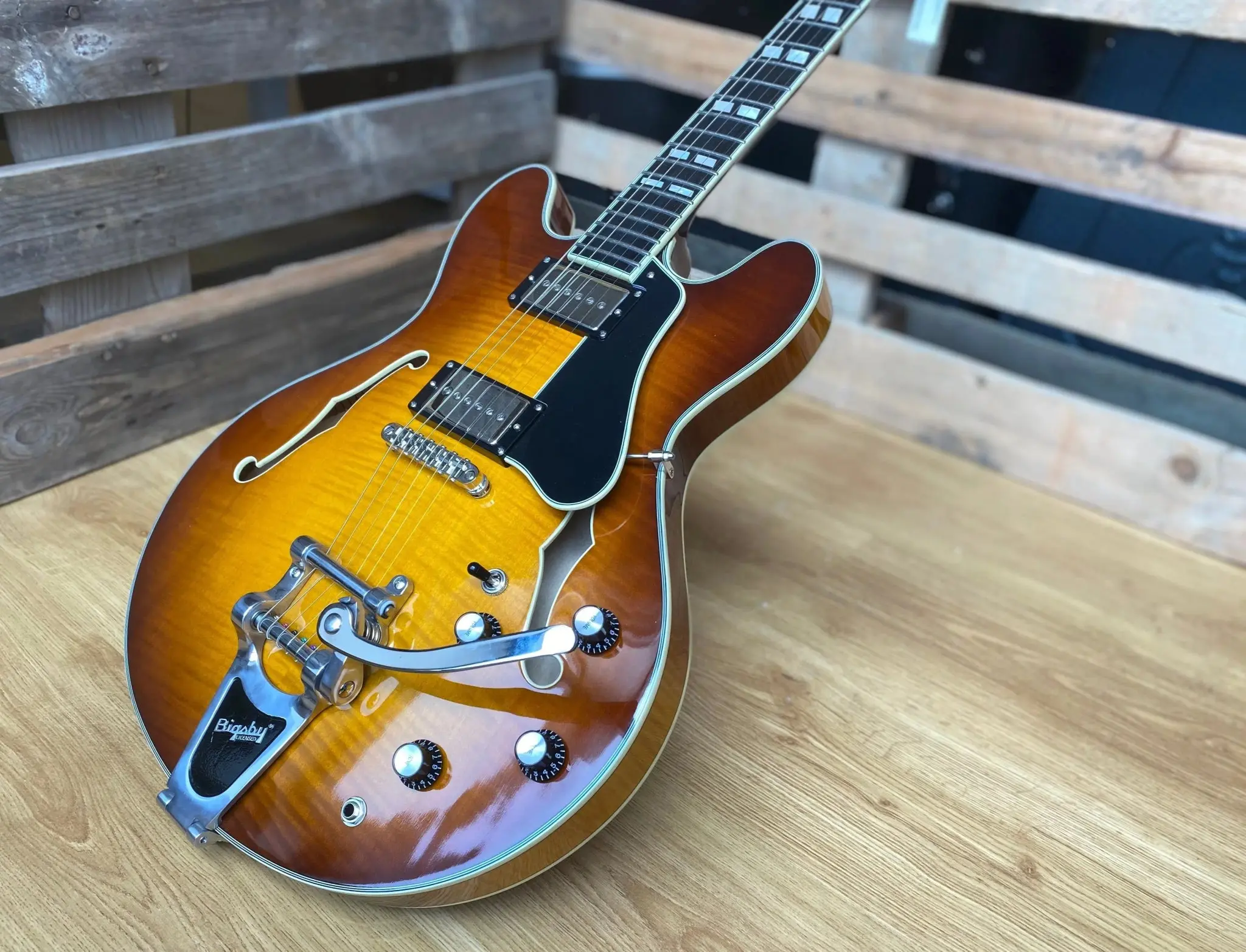 Eastman T486B Goldburst  (Price inc. Custom Pro Setup Package) - Image 12