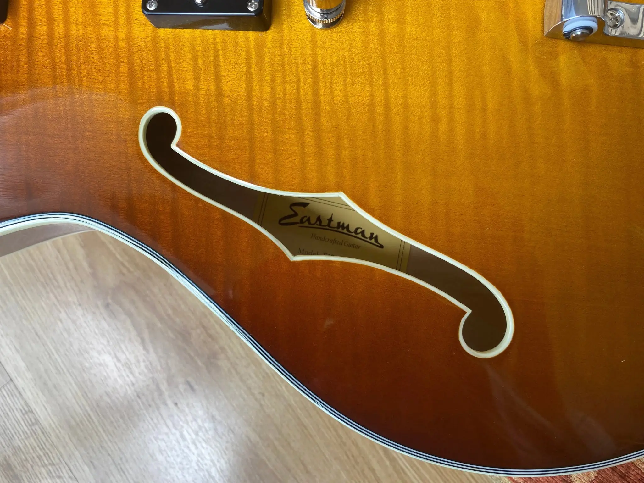Eastman T486B Goldburst  (Price inc. Custom Pro Setup Package) - Image 2
