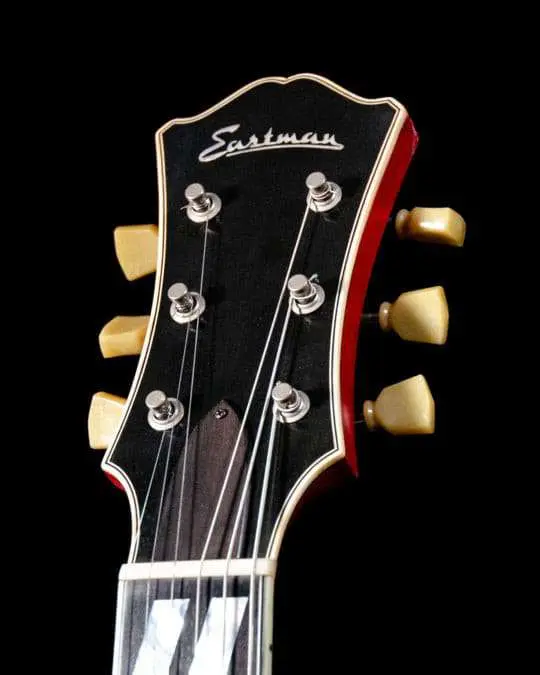 Eastman T59L/TV-RD, Semi-Hollow, Red Truetone Vintage Gloss Finish, Seymour Duncan Pickups  (Price inc. Custom Pro Setup Package) - Image 10