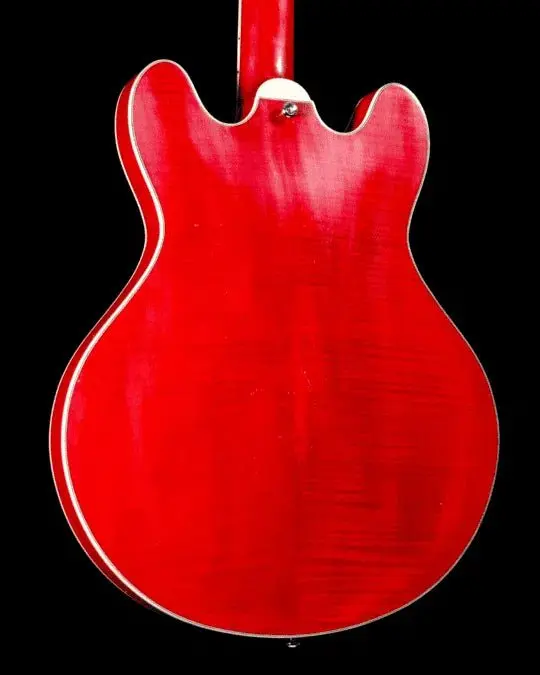 Eastman T59L/TV-RD, Semi-Hollow, Red Truetone Vintage Gloss Finish, Seymour Duncan Pickups  (Price inc. Custom Pro Setup Package) - Image 2