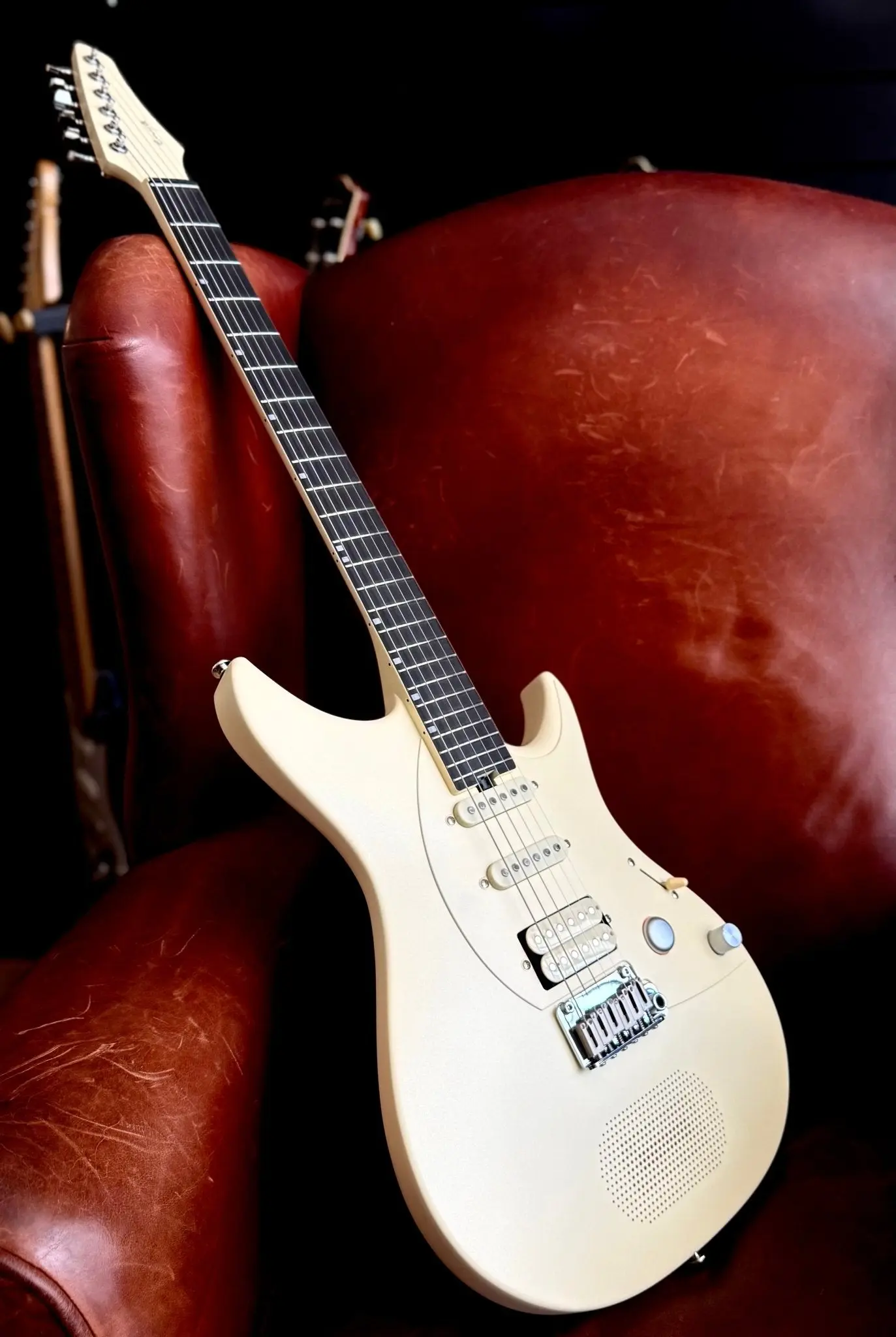 Enya Inspire Electric Smart Guitar in White - Image 19