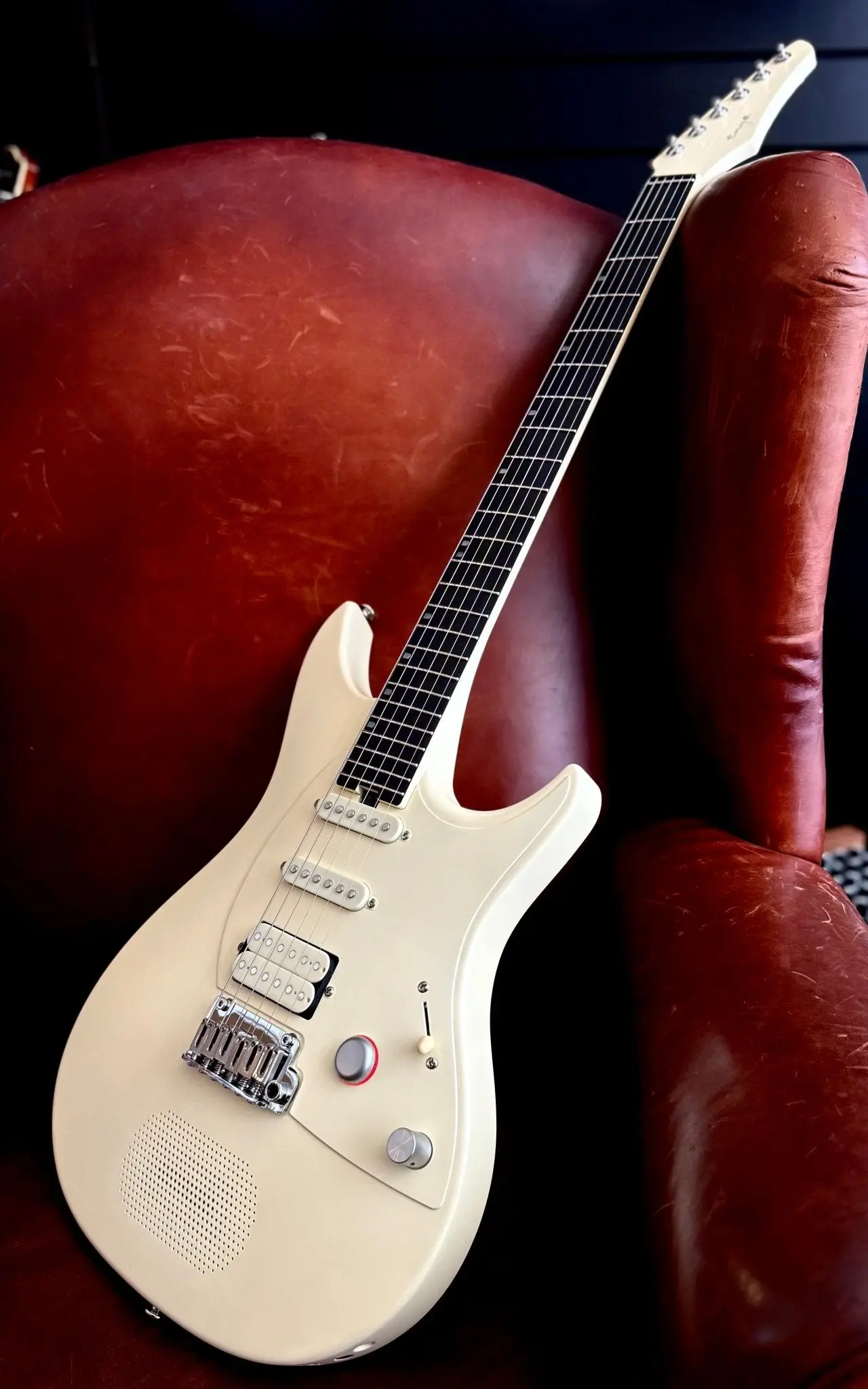 Enya Inspire Electric Smart Guitar in White - Image 20