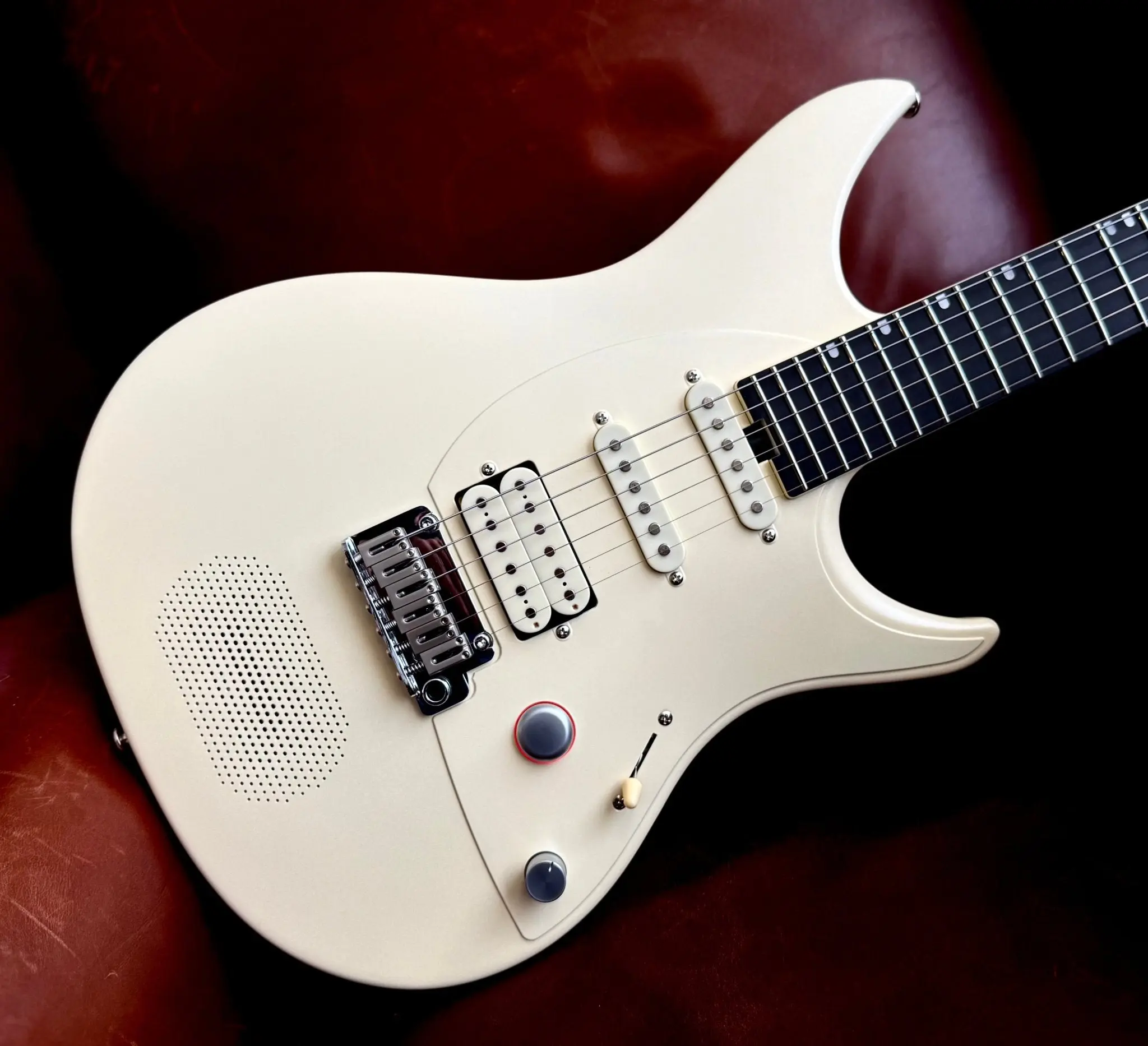 Enya Inspire Electric Smart Guitar in White - Image 25