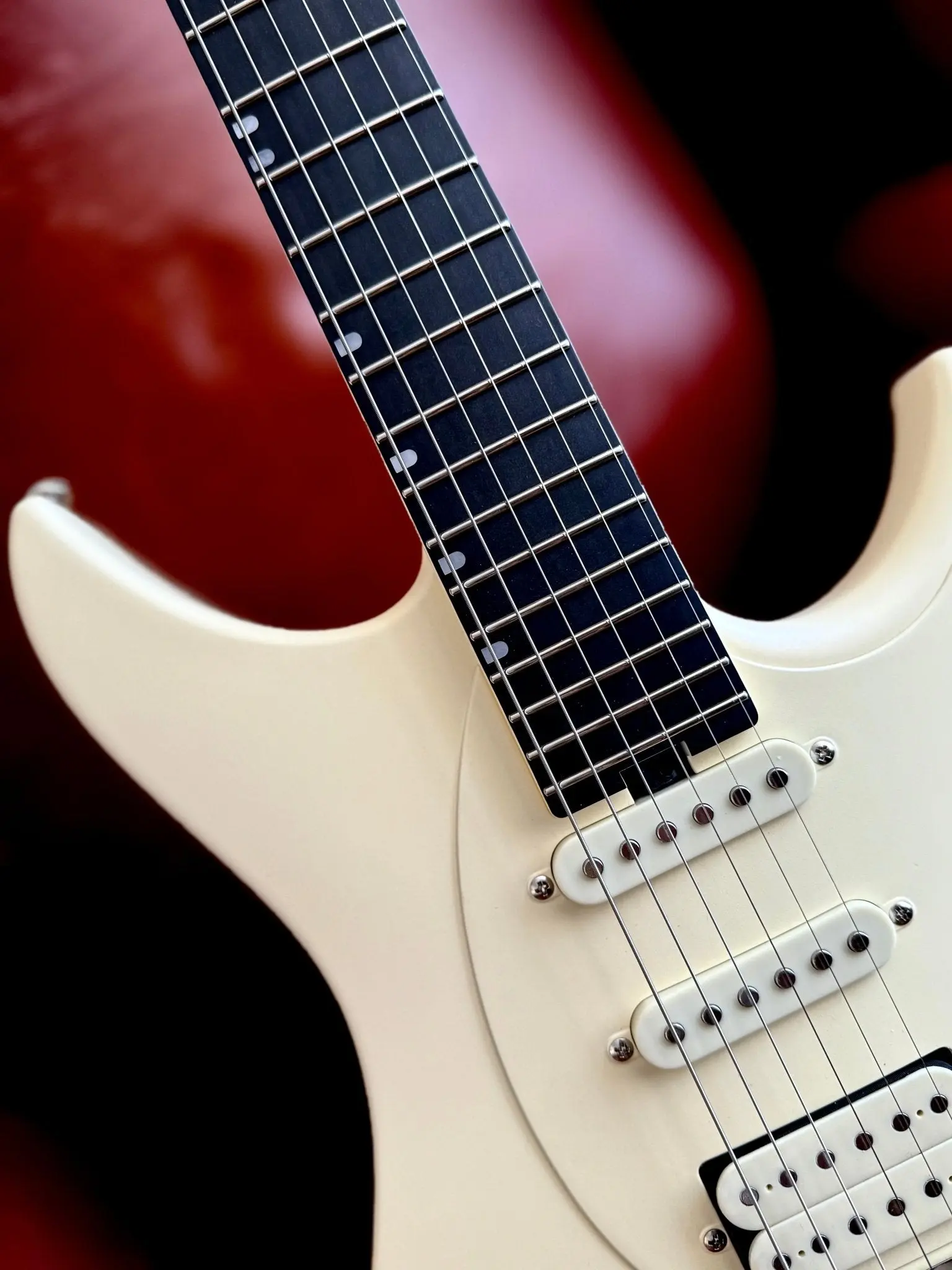 Enya Inspire Electric Smart Guitar in White - Image 9