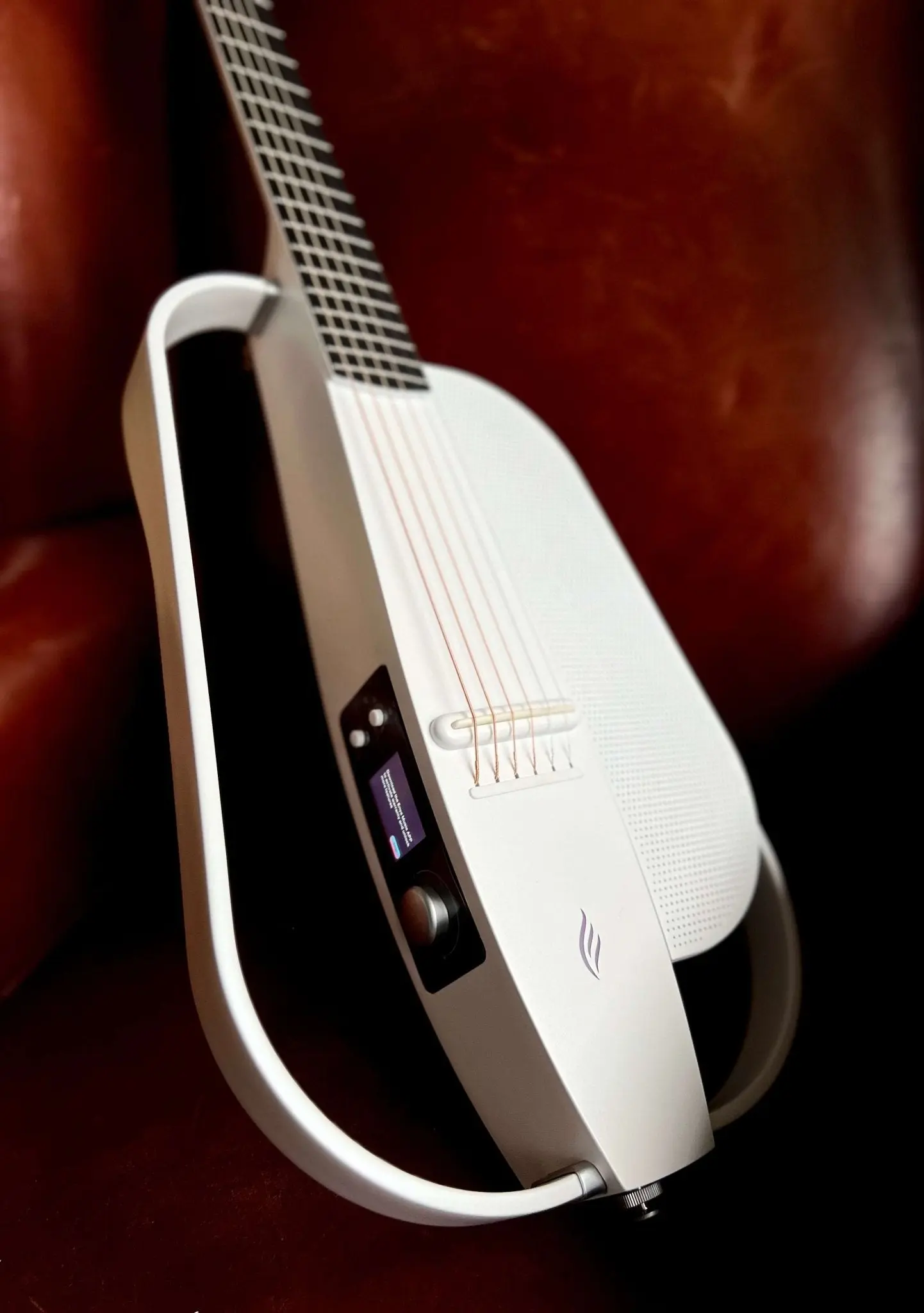 Enya NEXG2 White Guitar and Looper Pedal & Mic Package - Image 23