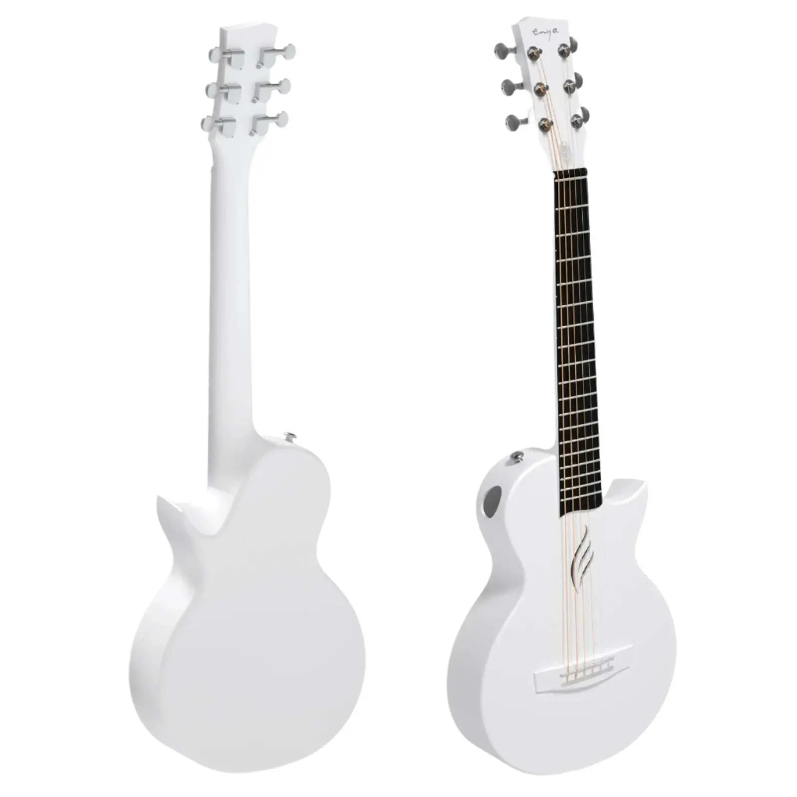 Enya Nova Go Mini Black Carbon fibre 1/4 Size Acoustic Guitar! - Image 3