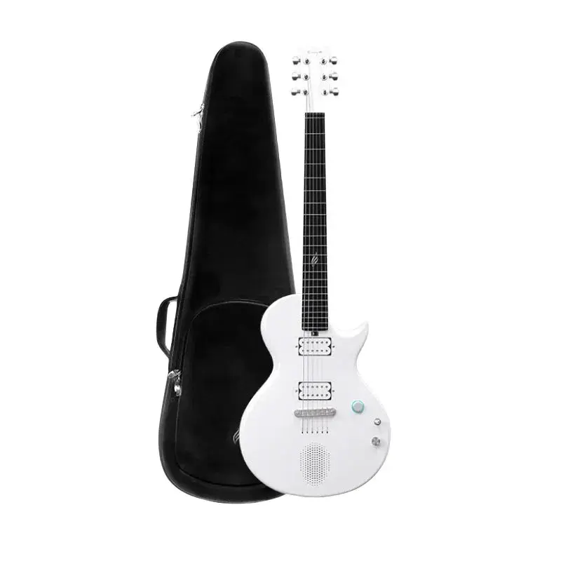 Enya Nova Go Sonic White Electric Guitar Guitar with case and accessories - Image 11