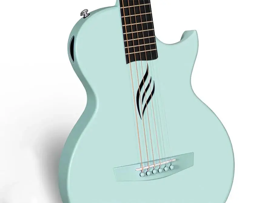 Enya Nova GO SP1-BL Blue Nova Go Carbo fibre electro guitar with Bluetooth - Image 2