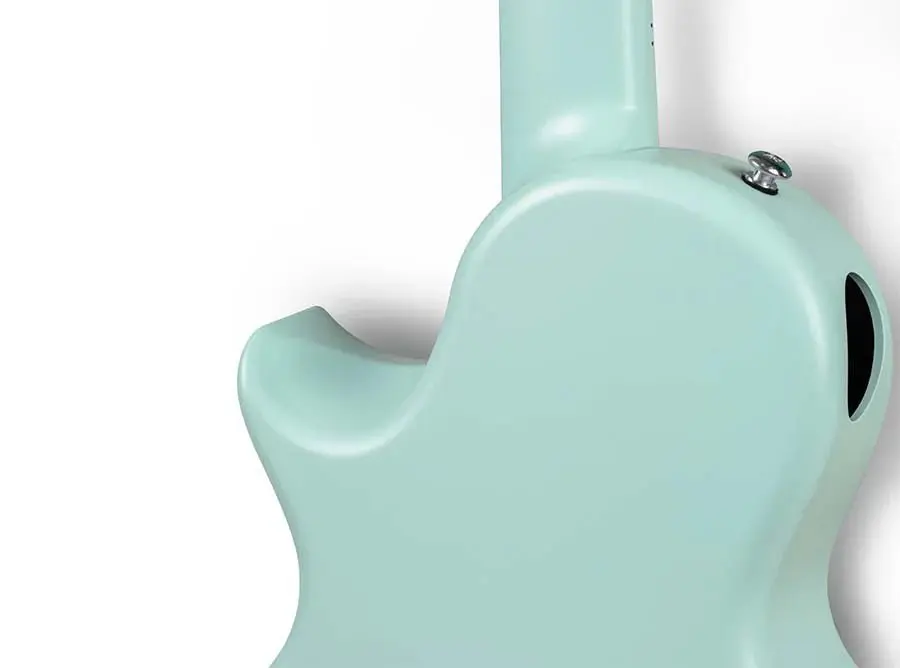 Enya Nova GO SP1-BL Blue Nova Go Carbo fibre electro guitar with Bluetooth - Image 6