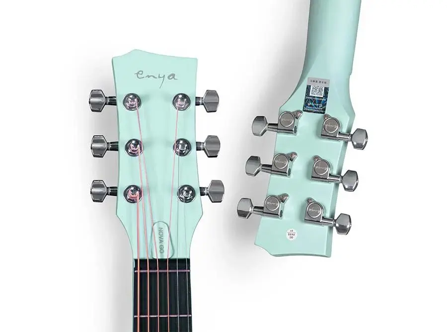 Enya Nova GO SP1-BL Blue Nova Go Carbo fibre electro guitar with Bluetooth - Image 7