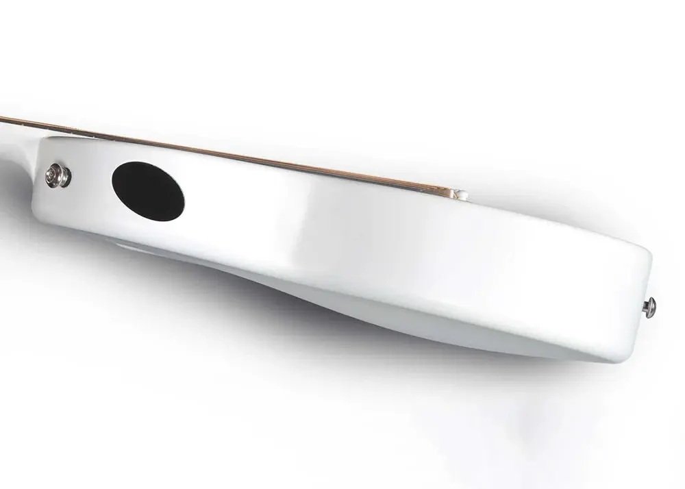 Enya NOVA GO/SP1 White Nova Go Carbo fibre electro guitar with Bluetooth - Image 2