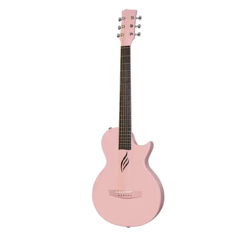 Enya Nova Go White Carbon Fibre 1/2 size Travel Guitar - Image 5