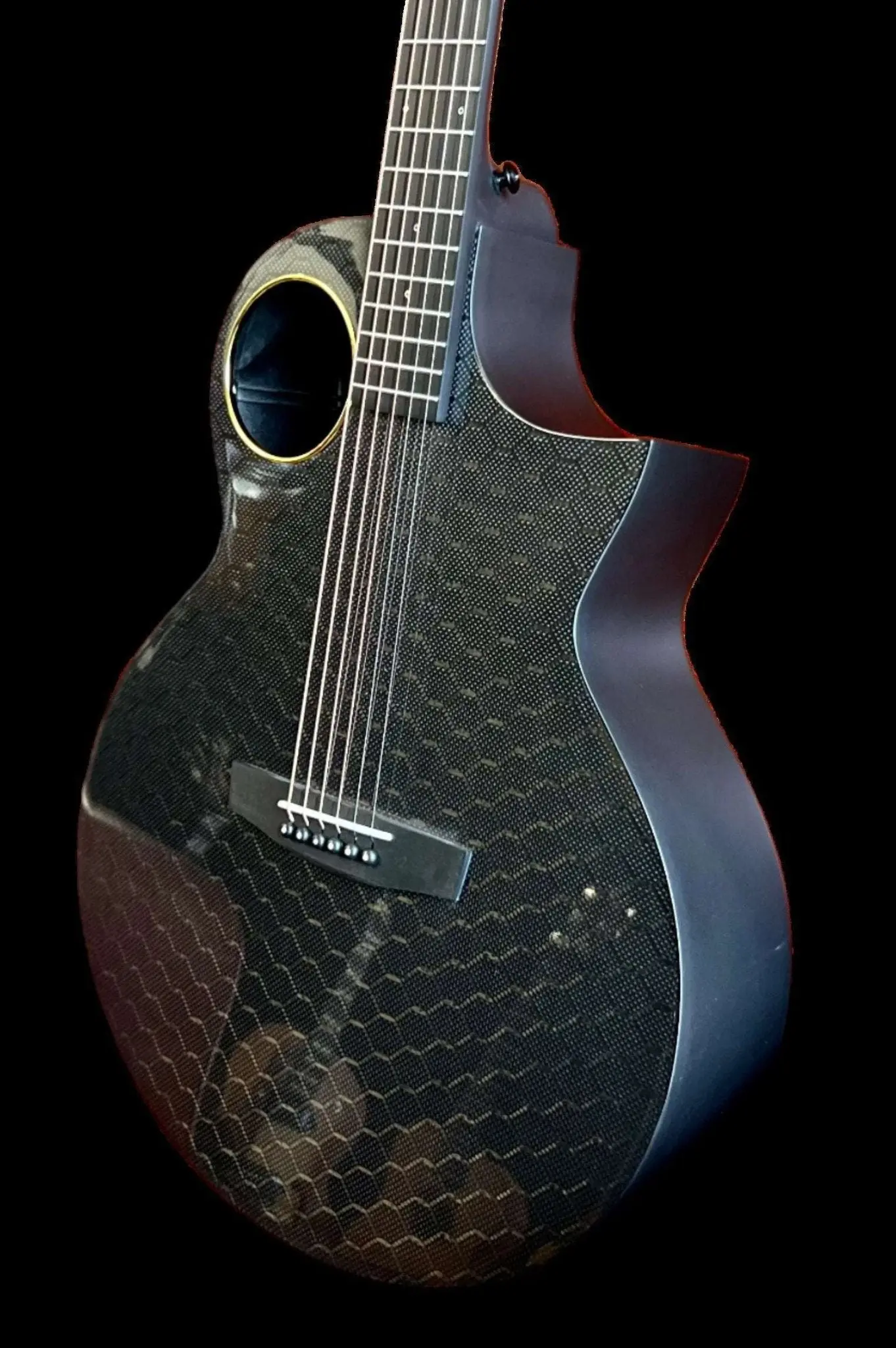 Enya X4 PRO Carbon Fibre Electro-Acoustic Travel Guitar - Image 2