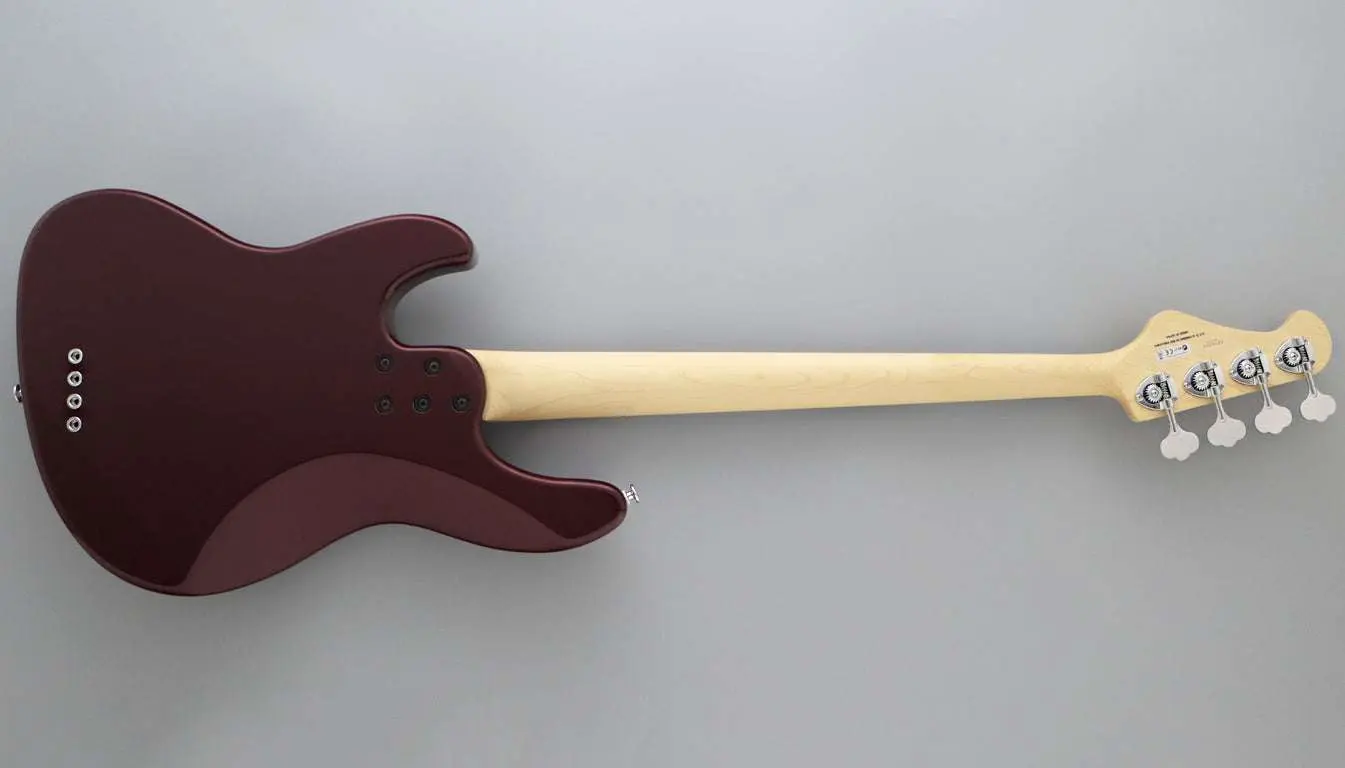 FGN J Standard Mighty Jazz, JMJ2ALR Azuki Metallic Bass Guitar - Image 3
