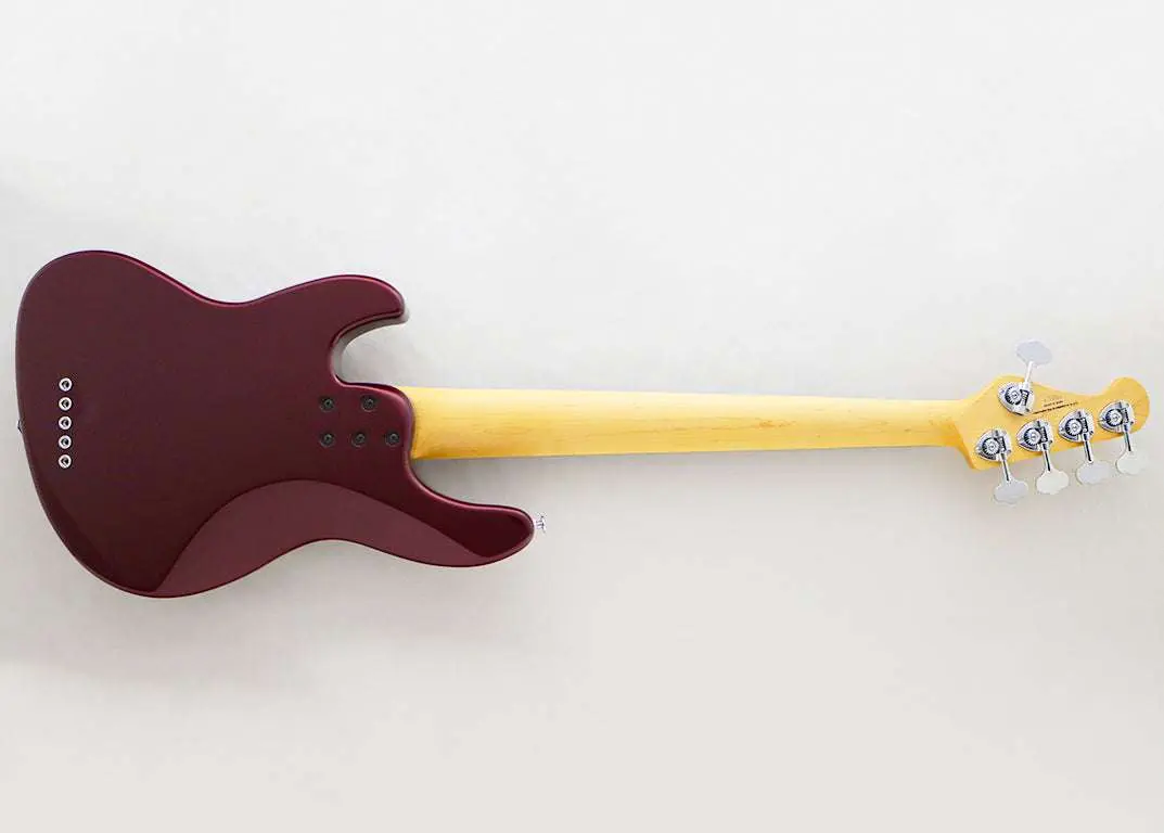 FGN J Standard Mighty Jazz, JMJ52ALR Azuki Metallic Bass Guitar - Image 3