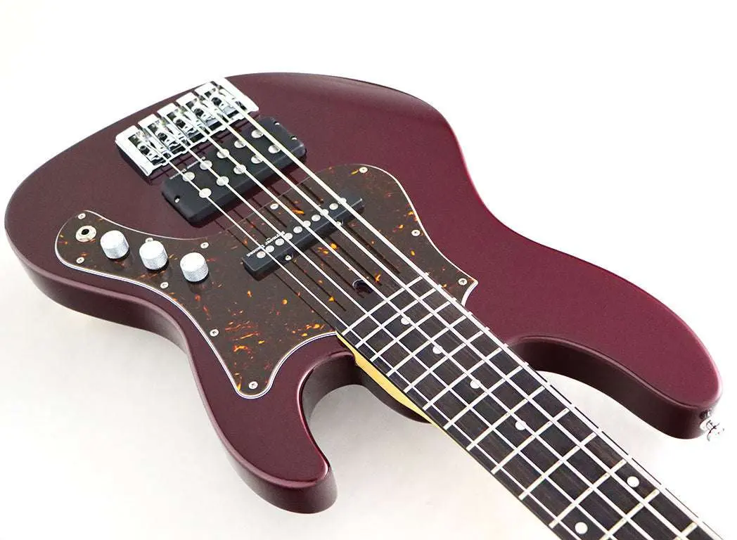 FGN J Standard Mighty Jazz, JMJ52ALR Azuki Metallic Bass Guitar - Image 5