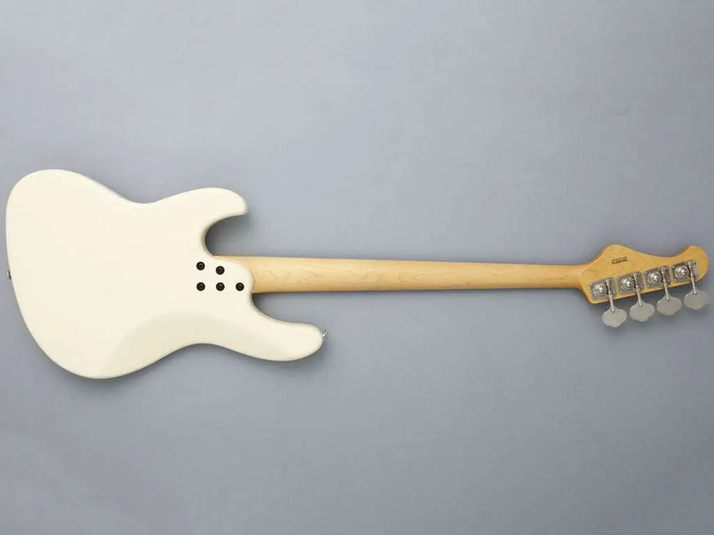 FGN Boundary BMJ-2R, Mighty Jazz 2 Ivory Bass Guitar - Image 3