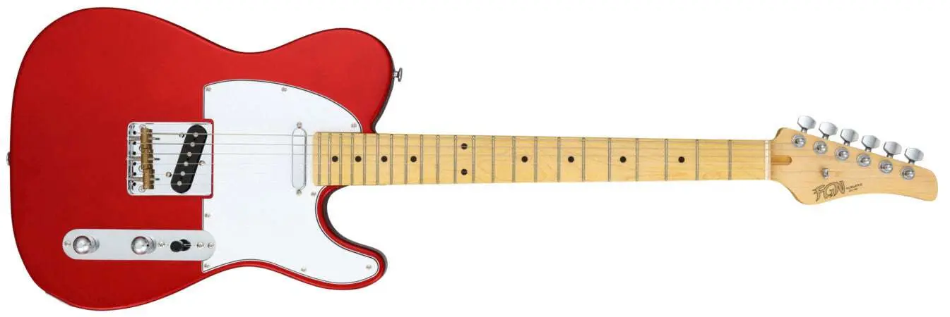 FGN Boundary BTL-M, Candy Apple Red Electric Guitar - Image 3