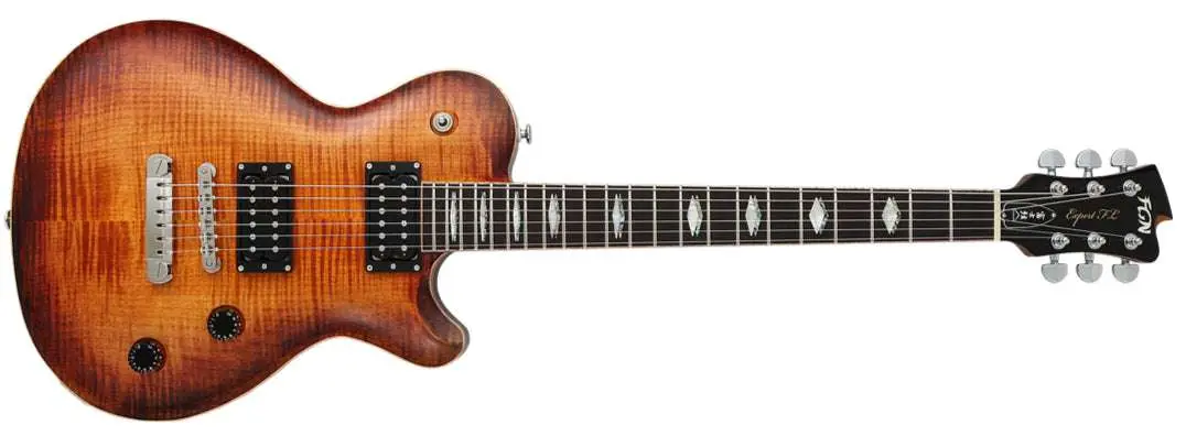FGN Expert Flame, EFLFMR Vintage Violin Electric Guitar - Image 12