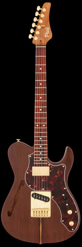 FGN Expert Iliad, Natural Flat Electric Guitar - Image 3