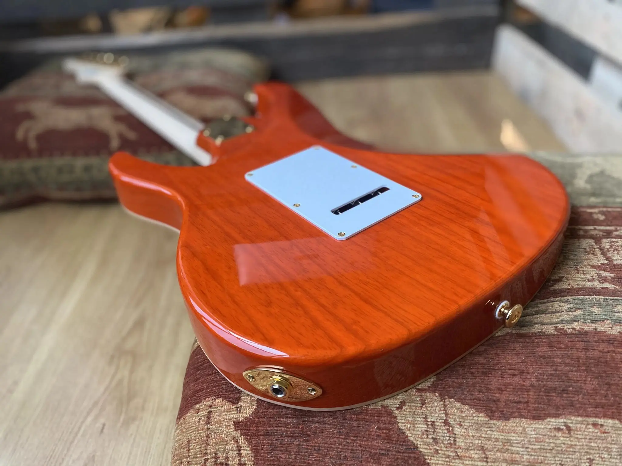 FGN Expert Odyssey, Ripe Kaki Gradation Electric Guitar - Image 13