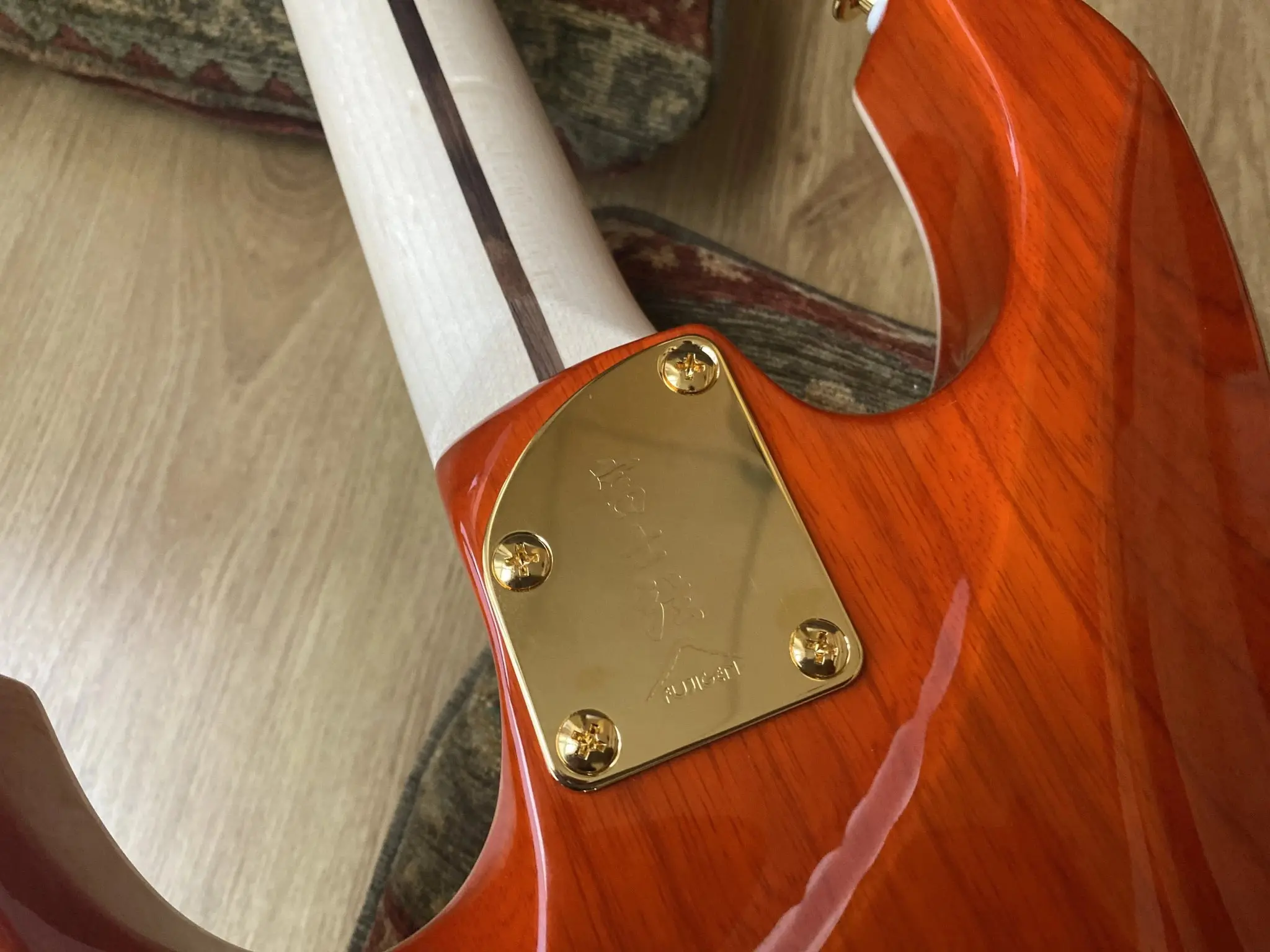 FGN Expert Odyssey, Ripe Kaki Gradation Electric Guitar - Image 14