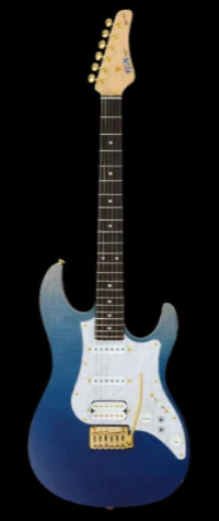 FGN Expert Odyssey, Navy Blue Gradation Electric Guitar - Image 2