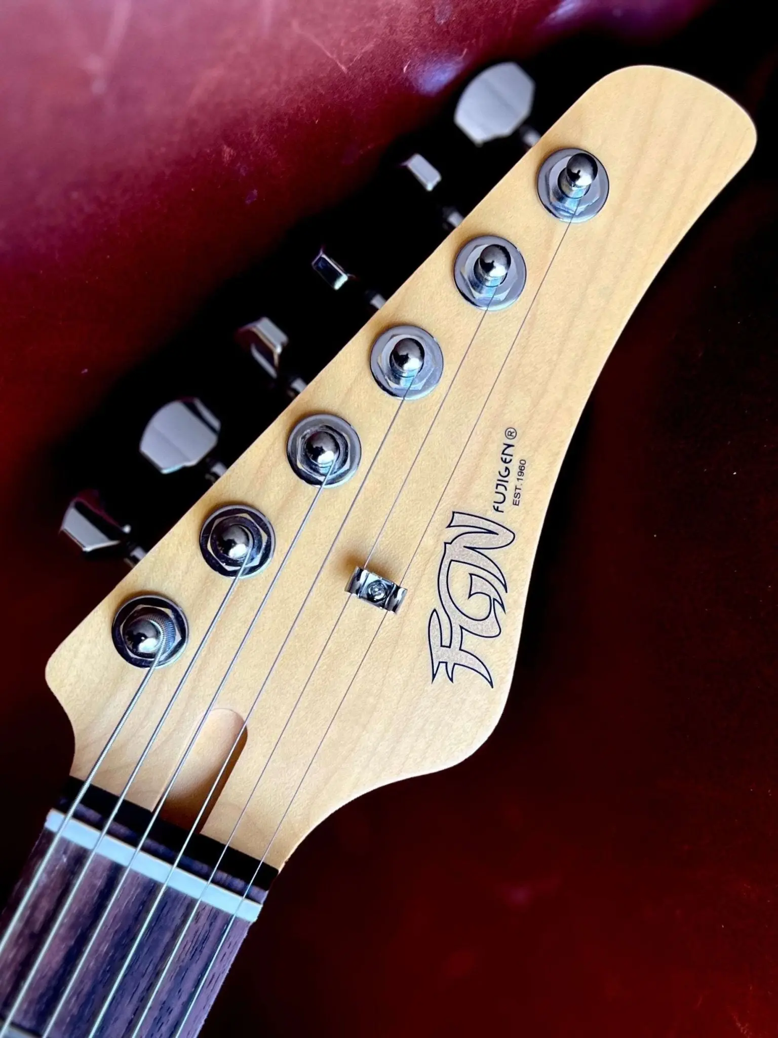 FGN Guitars Boundary BST, 3-Tone Sunburst Electric Guitar - Image 6