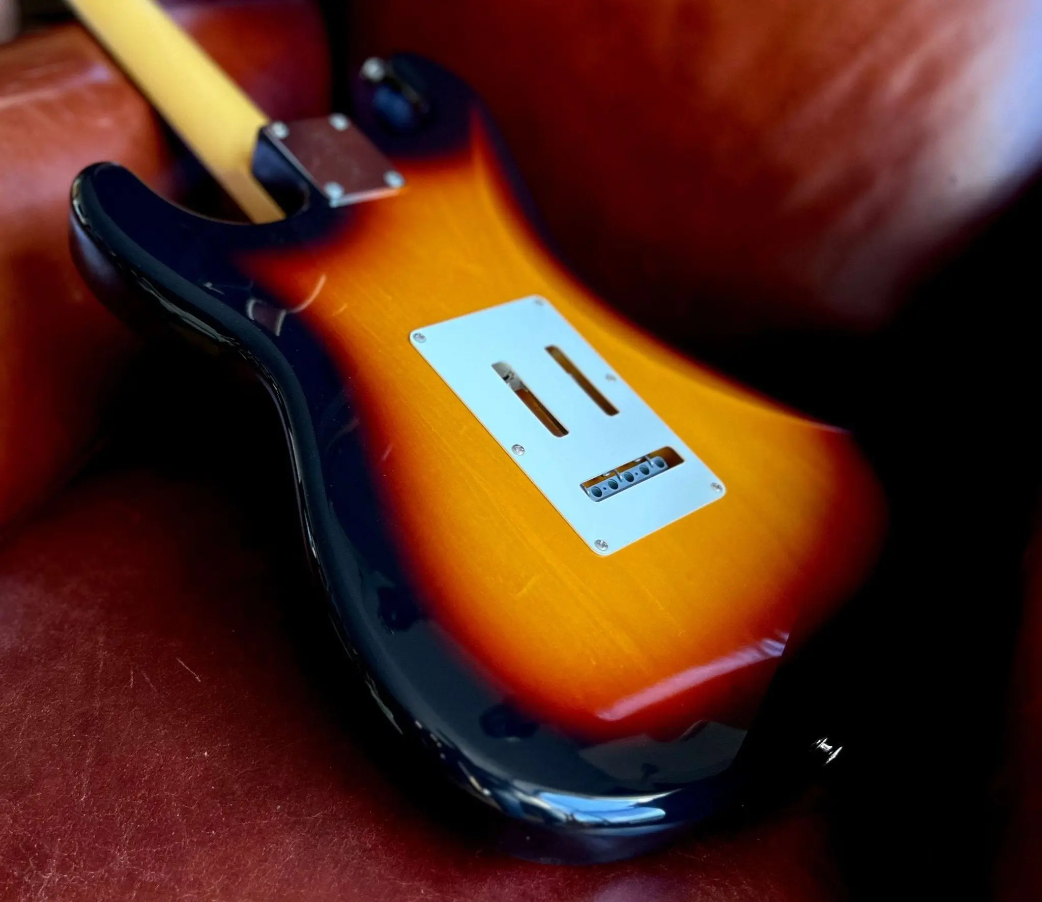 FGN Guitars Boundary BST, 3-Tone Sunburst Electric Guitar - Image 9