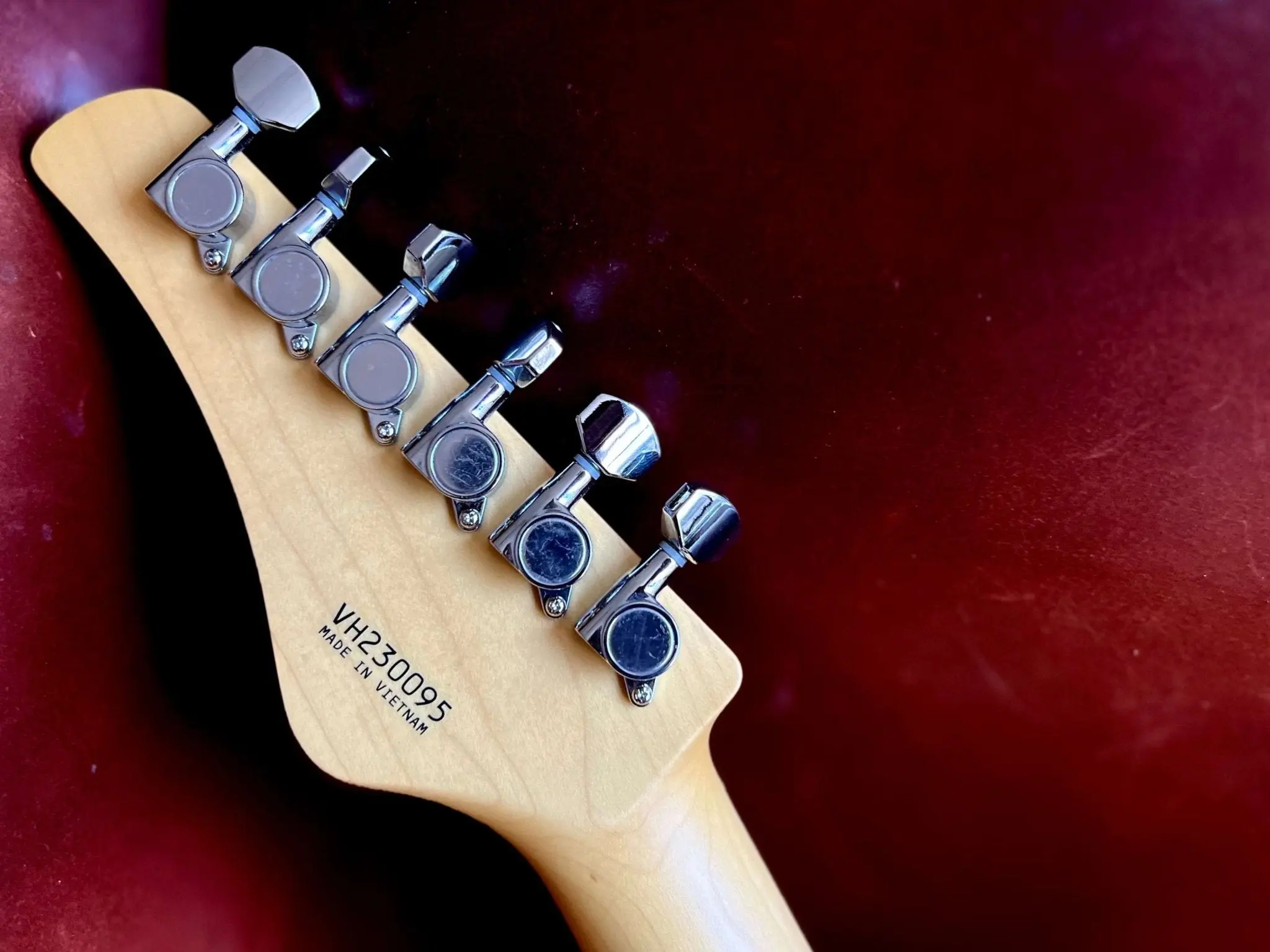 FGN Guitars Boundary BST, Olympic White Electric Guitar - Image 10