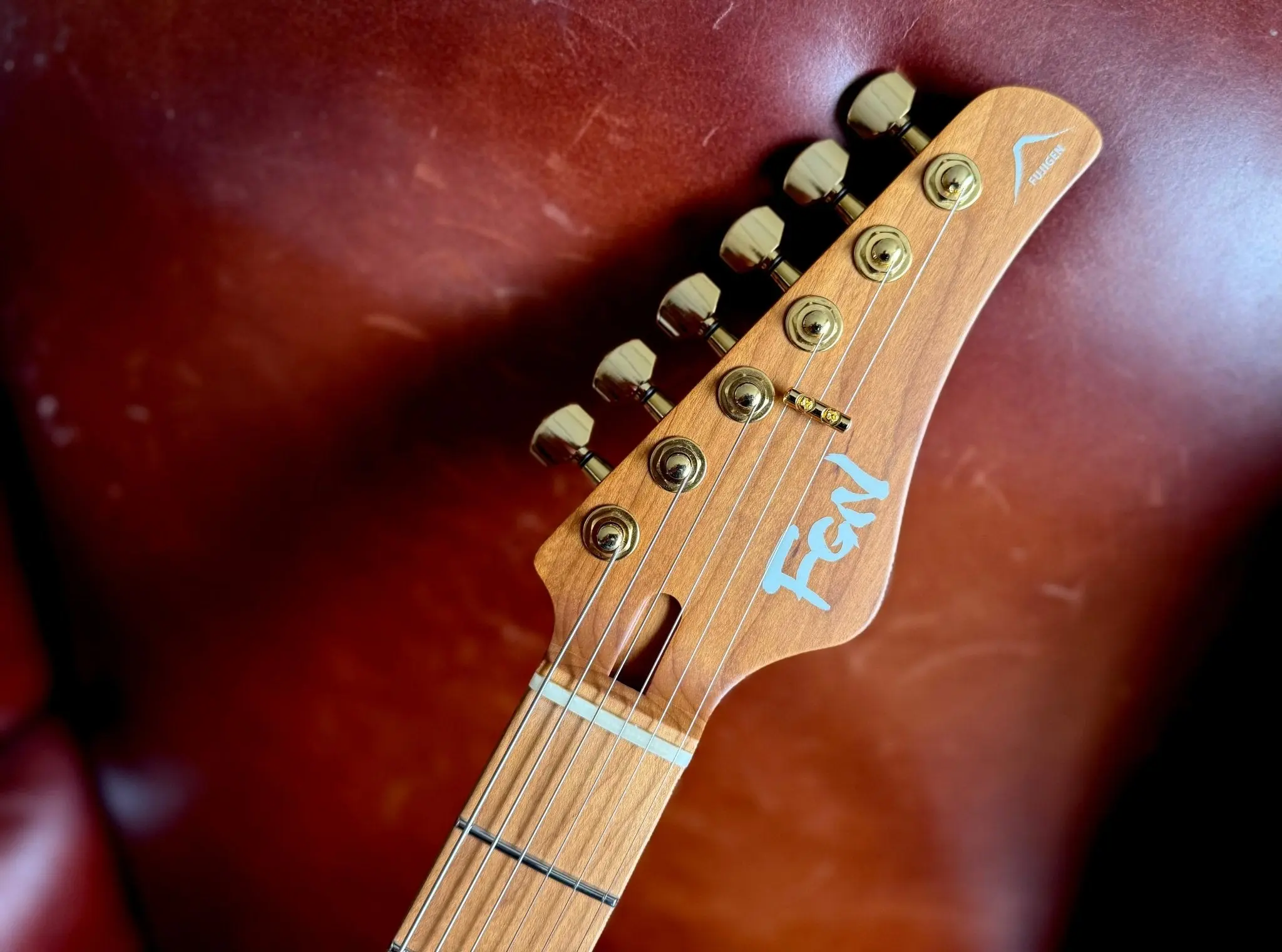 FGN Expert Iliad HCB, Hojicha Burst Electric Guitar - Image 16