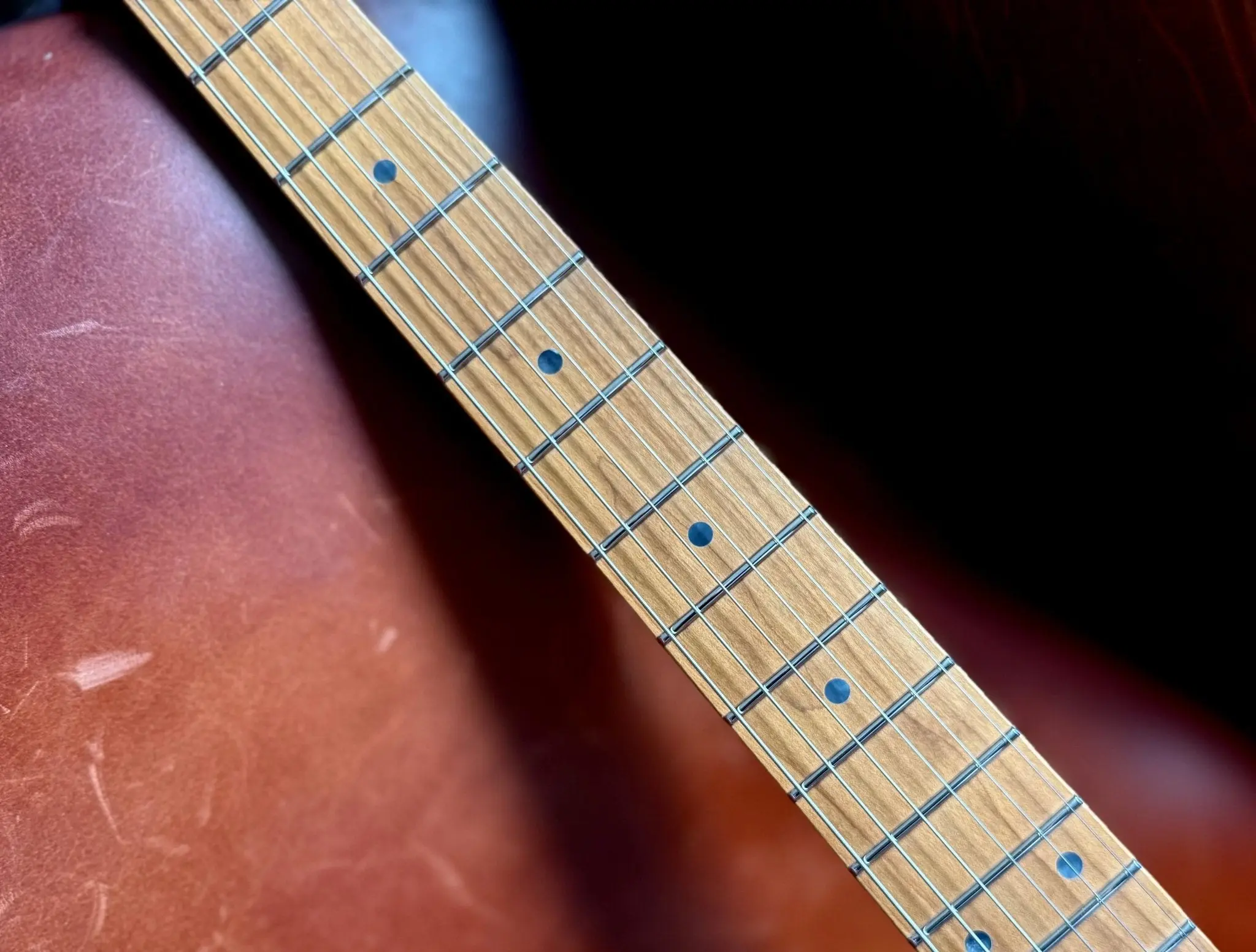 FGN Expert Iliad HCB, Hojicha Burst Electric Guitar - Image 17