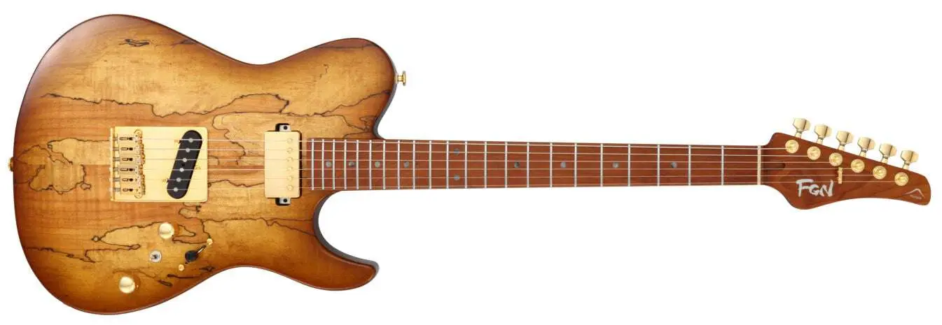 FGN Expert Iliad HCB, Hojicha Burst Electric Guitar - Image 22