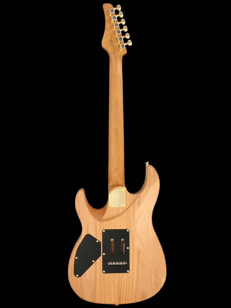 FGN Expert Odyssey, Natural Myrtle Electric Guitar - Image 3