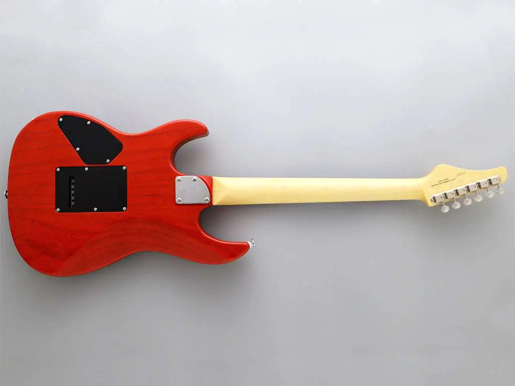 FGN Guitars J Std Odyssey MOF, Mandarin Orange Flat Electric Guitar - Image 5