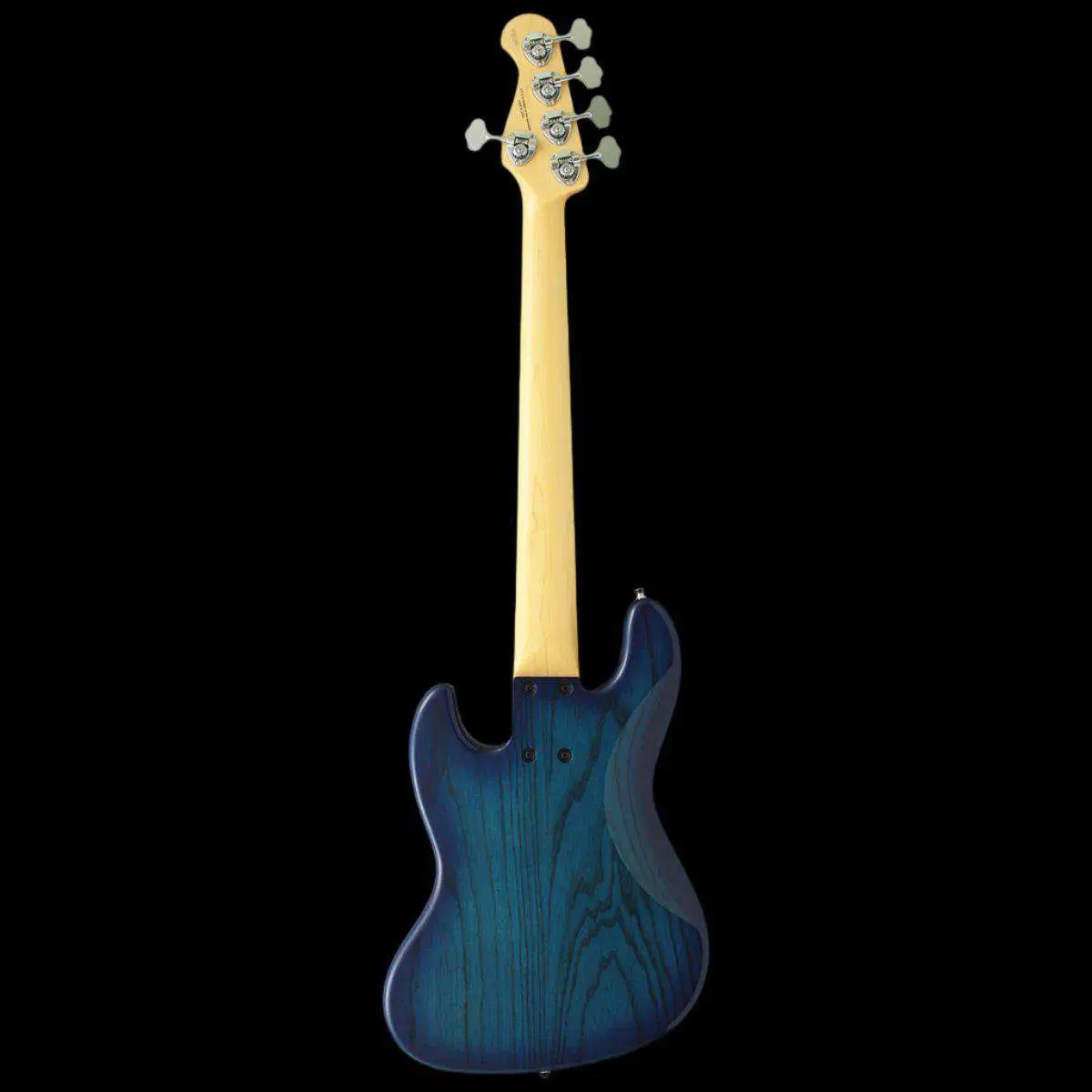 FGN Neoclassic NJB100MBAHV, See Thru Blue Burst 5 String Bass Guitar - Image 6