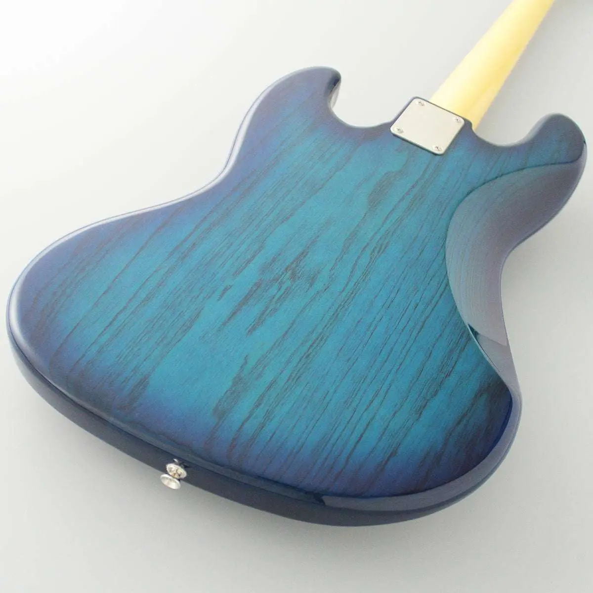 FGN Neoclassic NJB100MBAH, See Thru Blue Burst Bass Guitar - Image 2