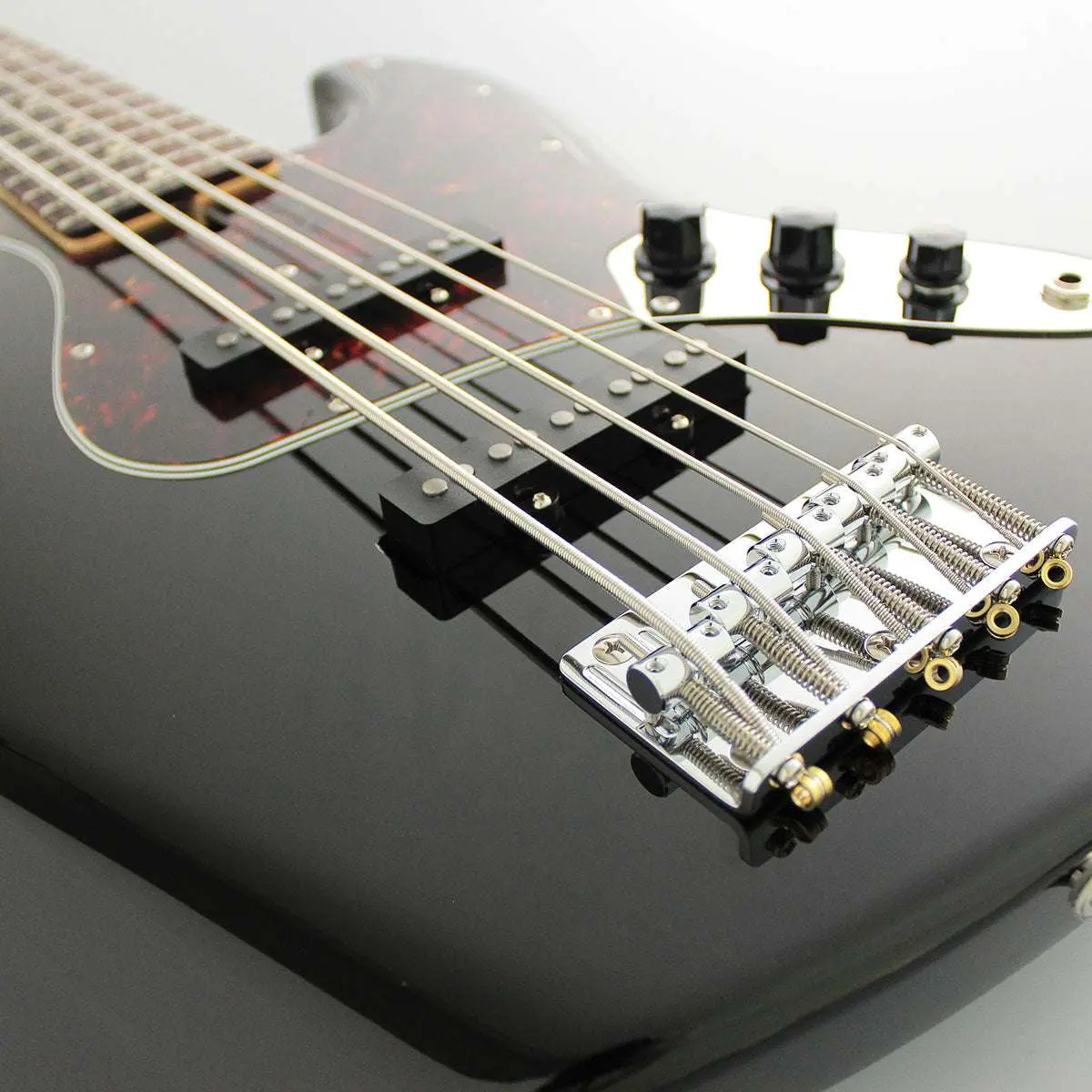 FGN Neoclassic NJB100RALV, Black 5 String Bass Guitar - Image 3