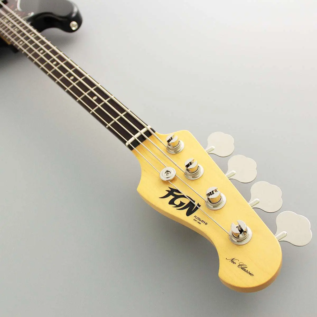 FGN Neoclassic NJB100RAL, Black Bass Guitar - Image 5