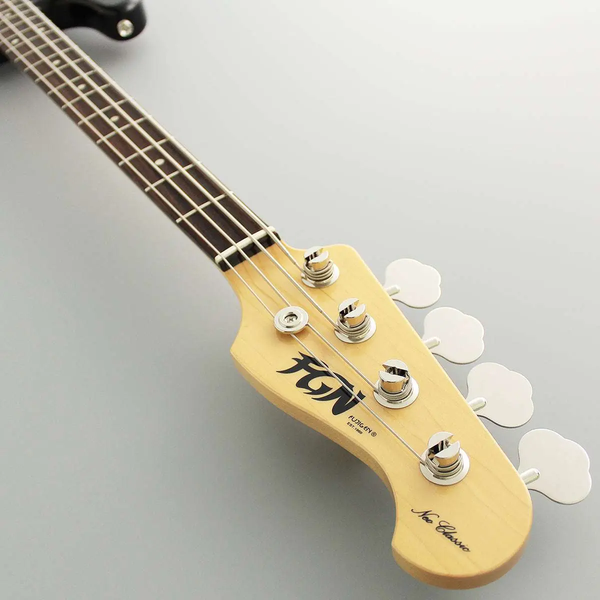 FGN Neoclassic NPB100RAL, Black Bass Guitar - Image 5
