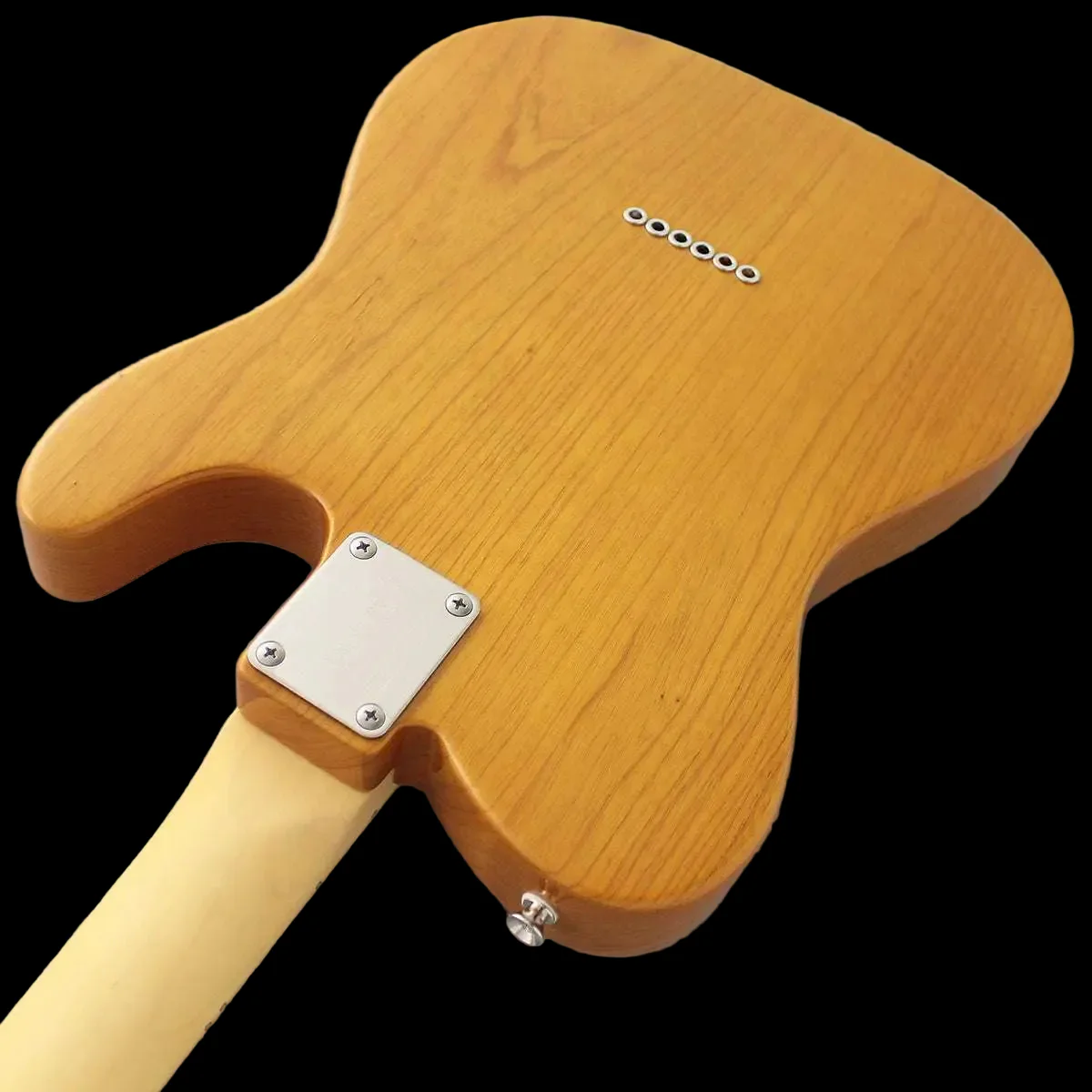 FGN Neoclassic NTE100MAH, Vintage Natural Left Handed Electric Guitar - Image 2