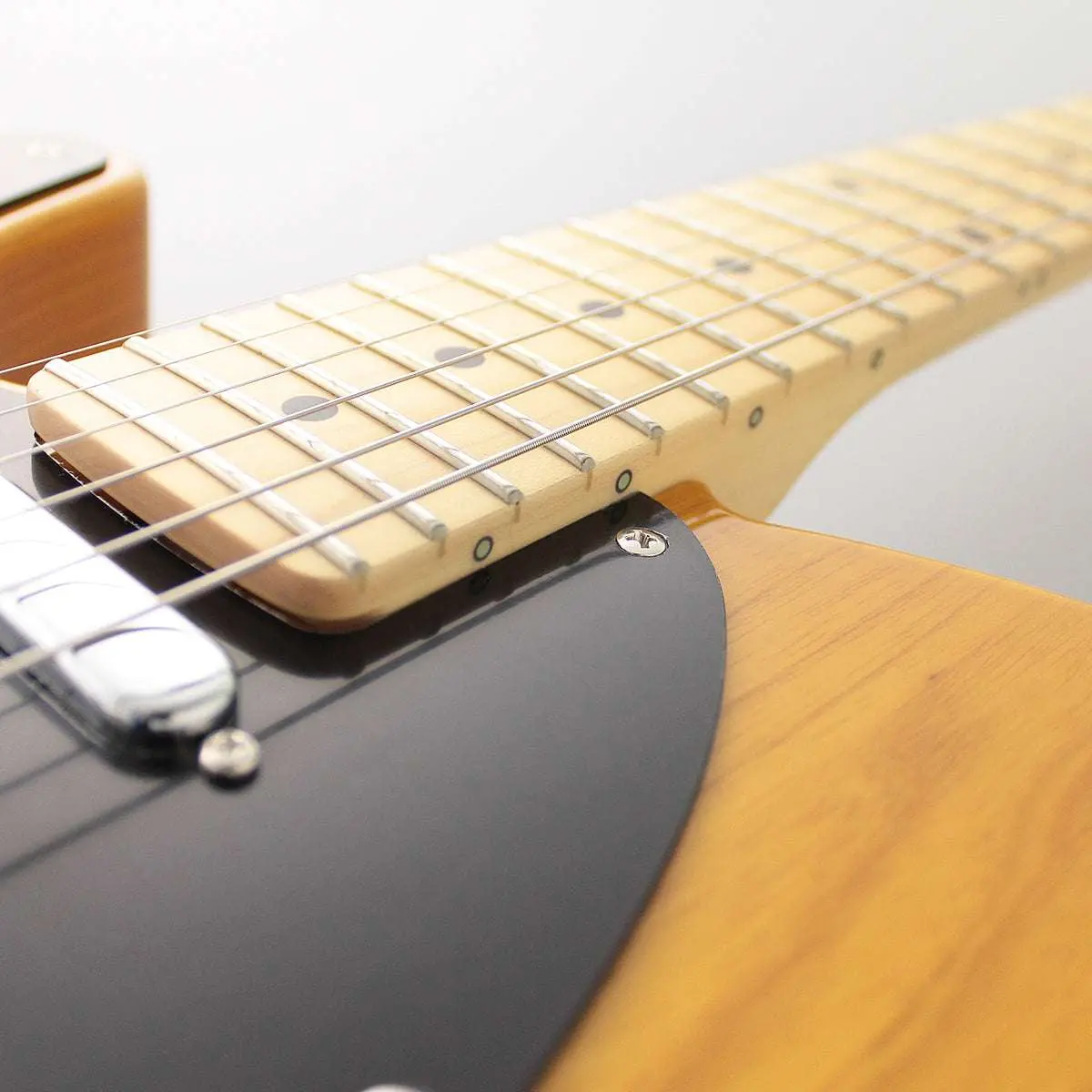 FGN Neoclassic NTE100MAH, Vintage Natural Left Handed Electric Guitar - Image 3