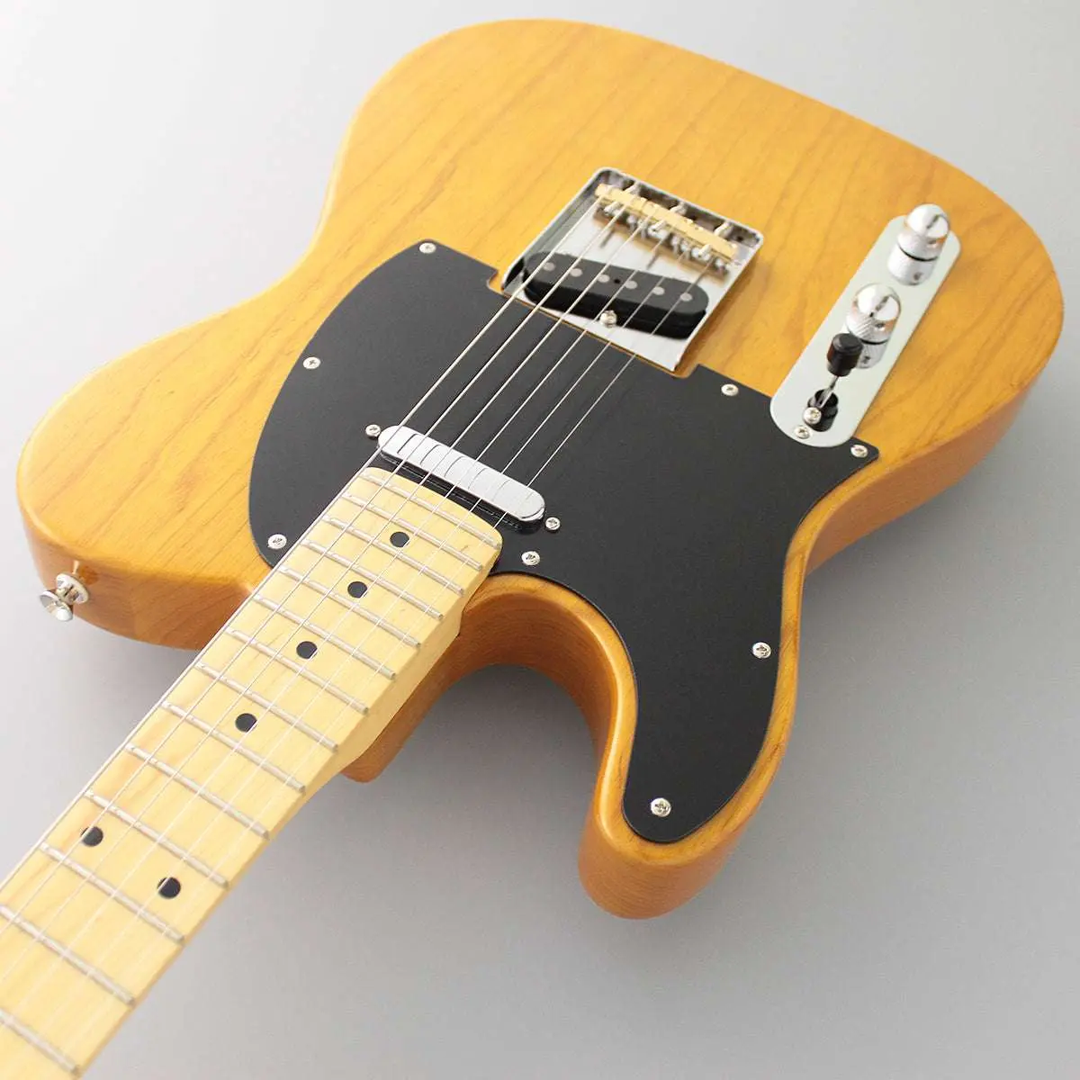 FGN Neoclassic NTE100MAH, Vintage Natural Left Handed Electric Guitar - Image 4